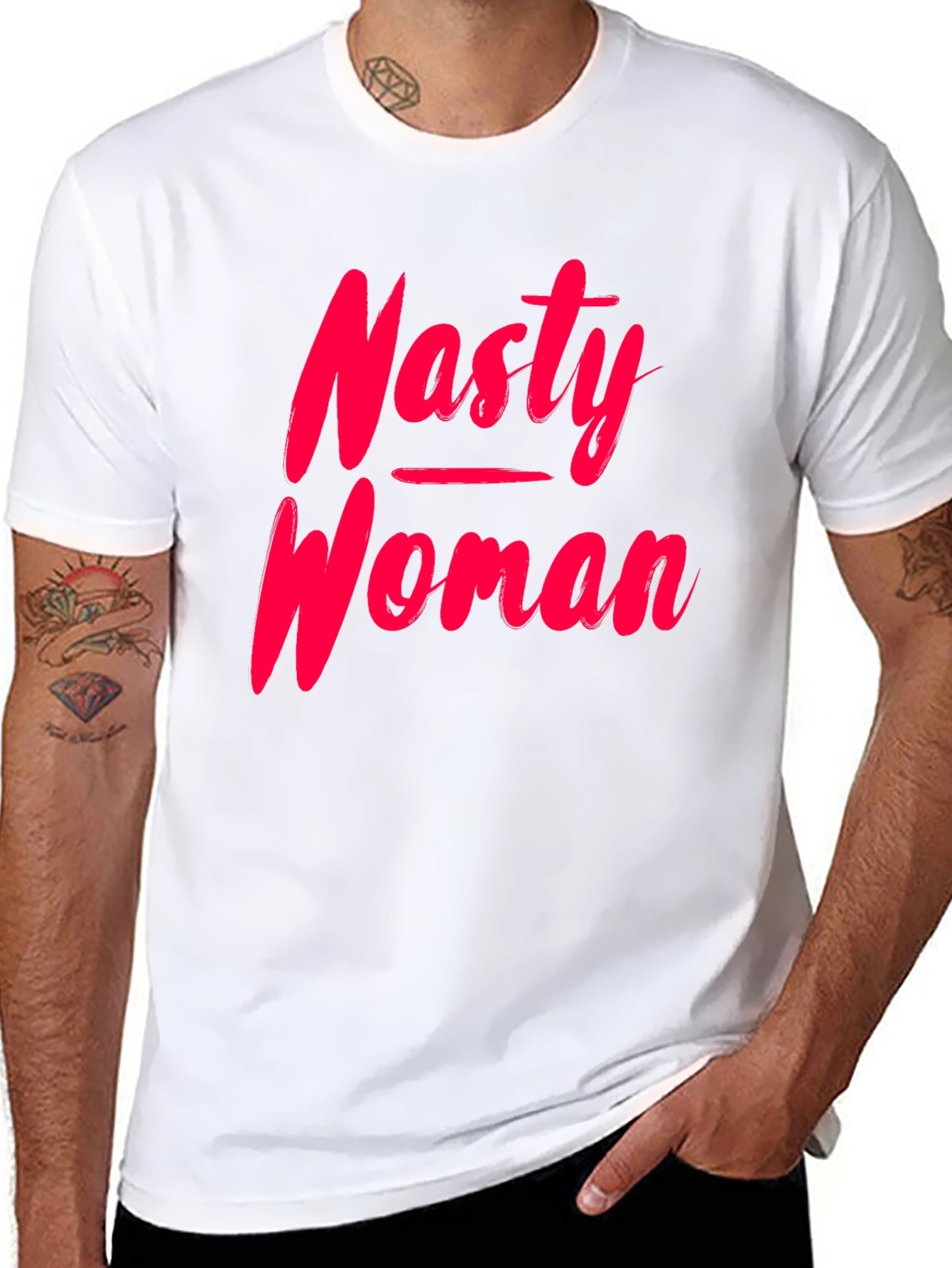Black Nasty Woman Graphic Tee - Bold Feminist Statement view 8