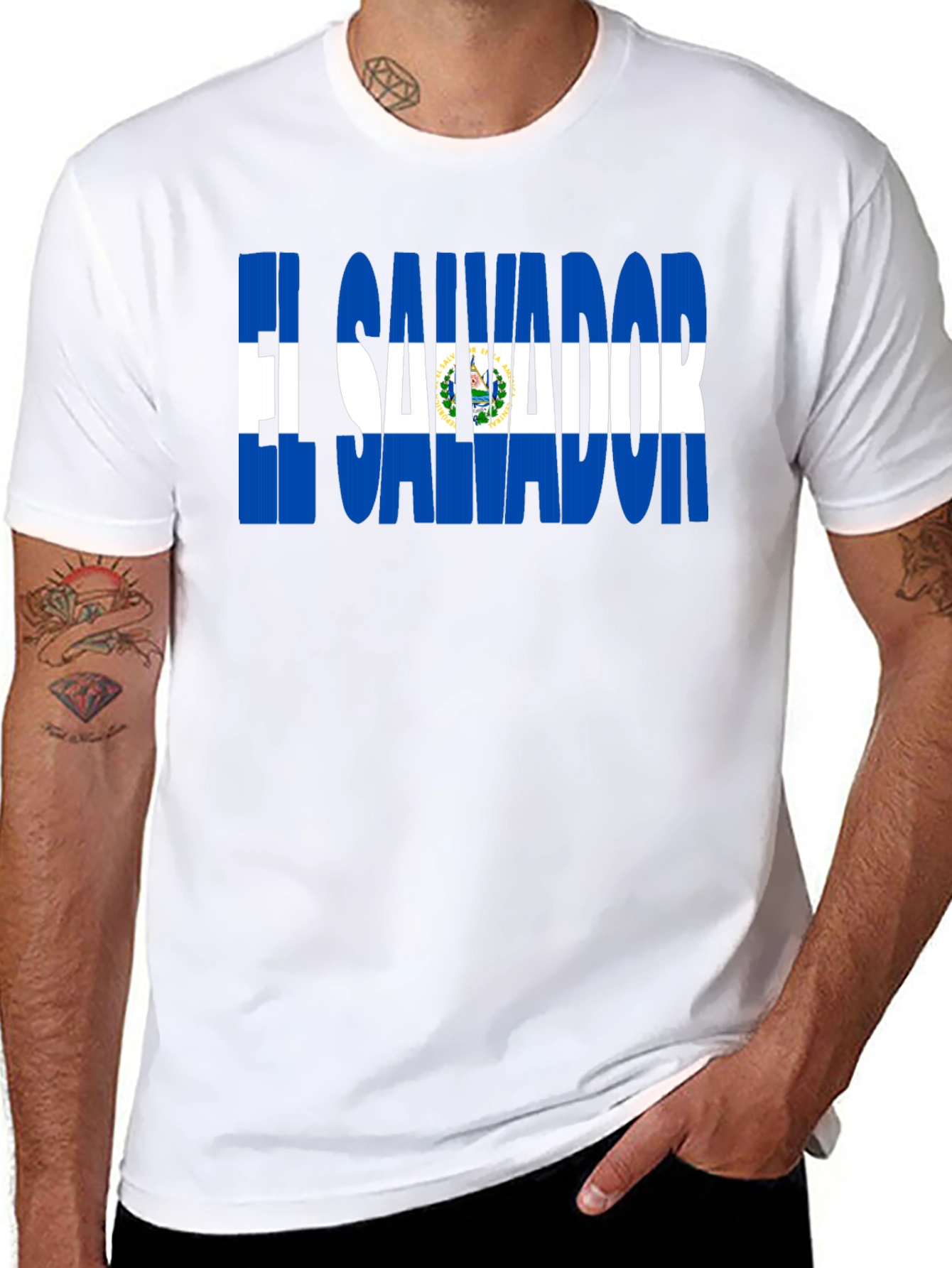 El Salvador Flag T-Shirt - Patriotic Pride - 8