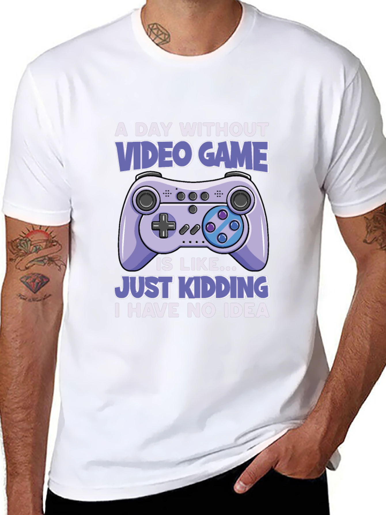 Black Funny Video Game T-Shirt - Gamer Humor Tee view 8