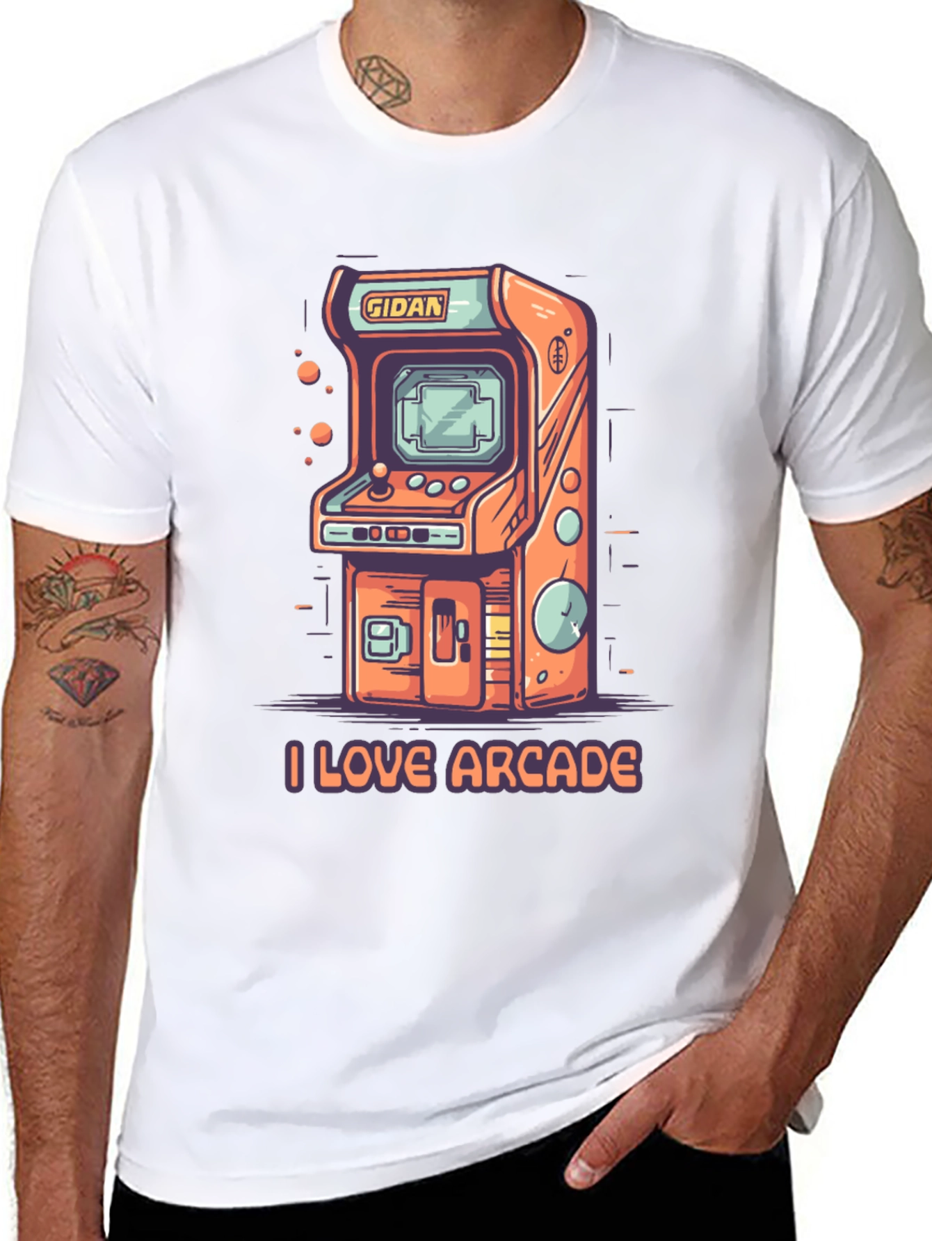 I Love Arcade Gaming T-Shirt - 8