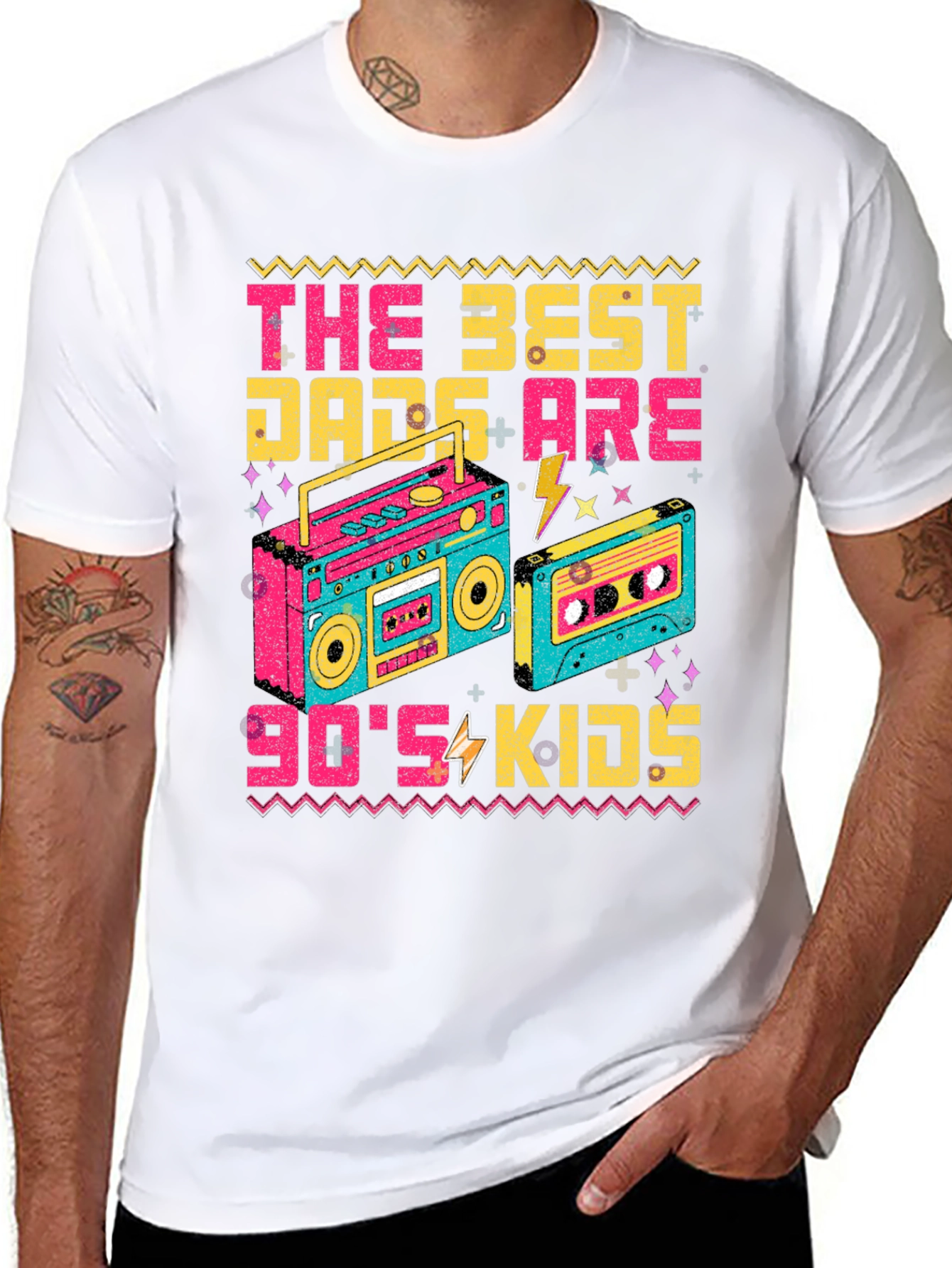 Best Dads Are 90's Kids T-Shirt - 8