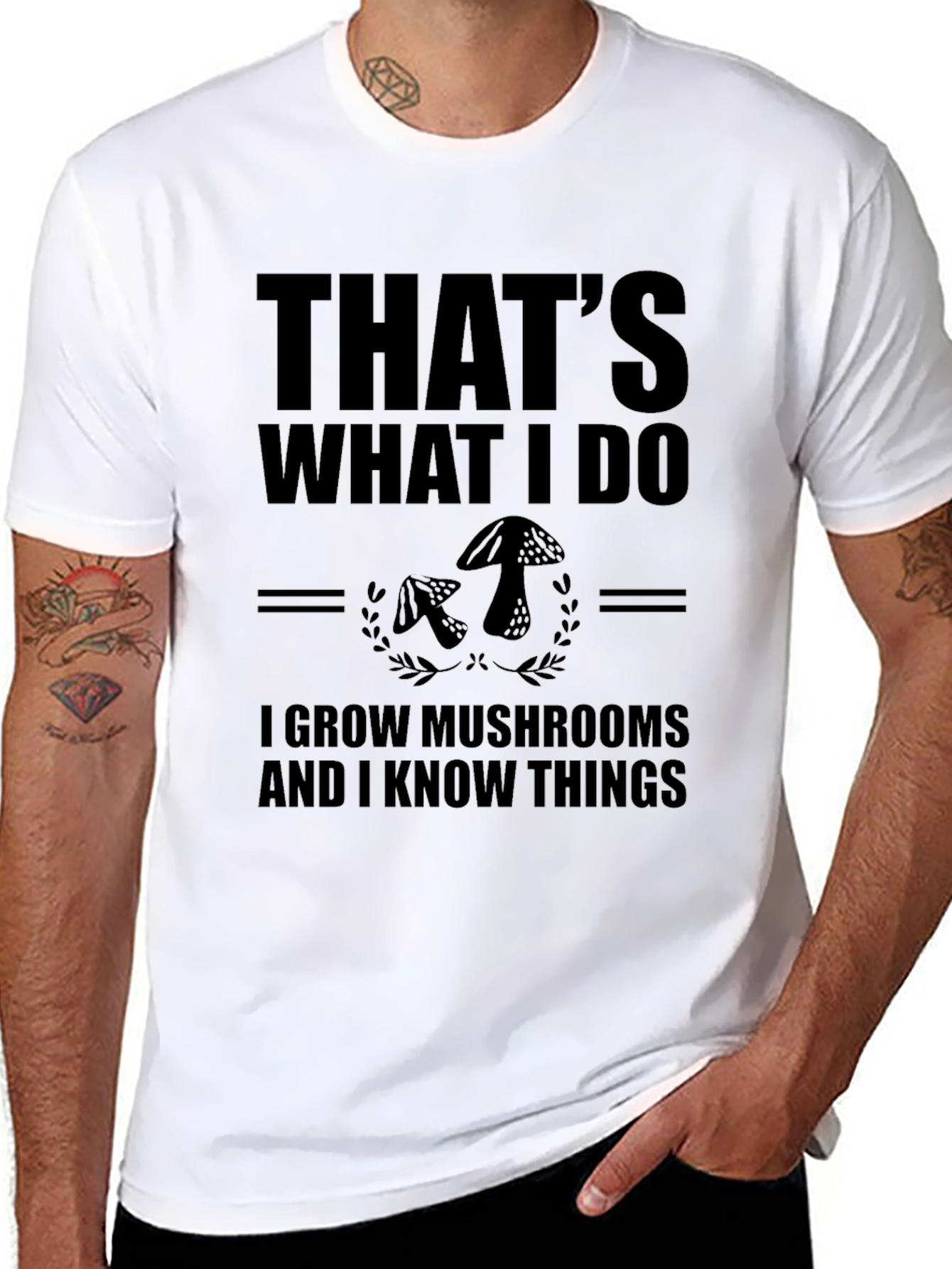 Mushroom Grower T-Shirt - That's What I Do Graphic Tee - 8