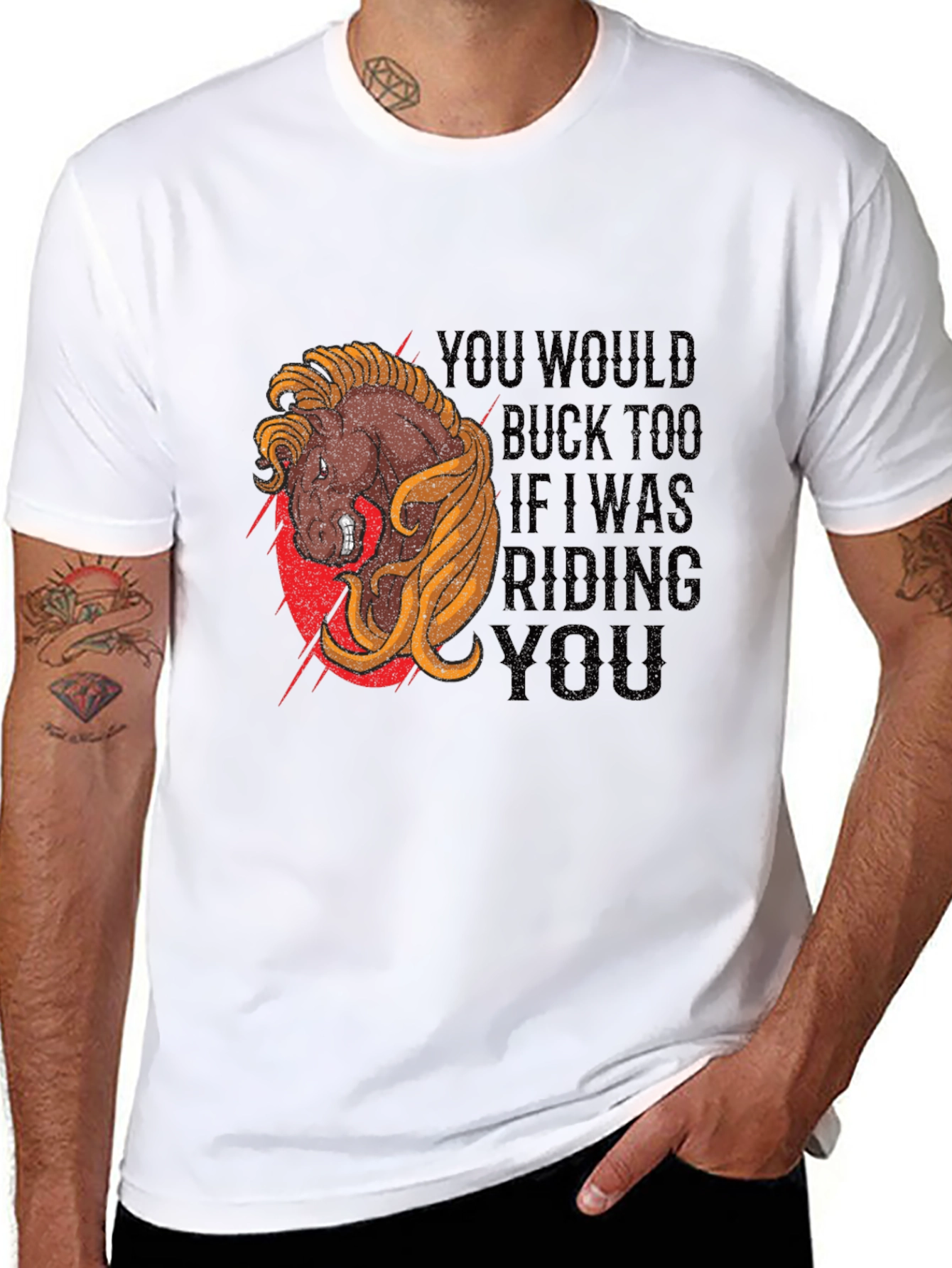 Buck Too Horse Graphic Tee - 8