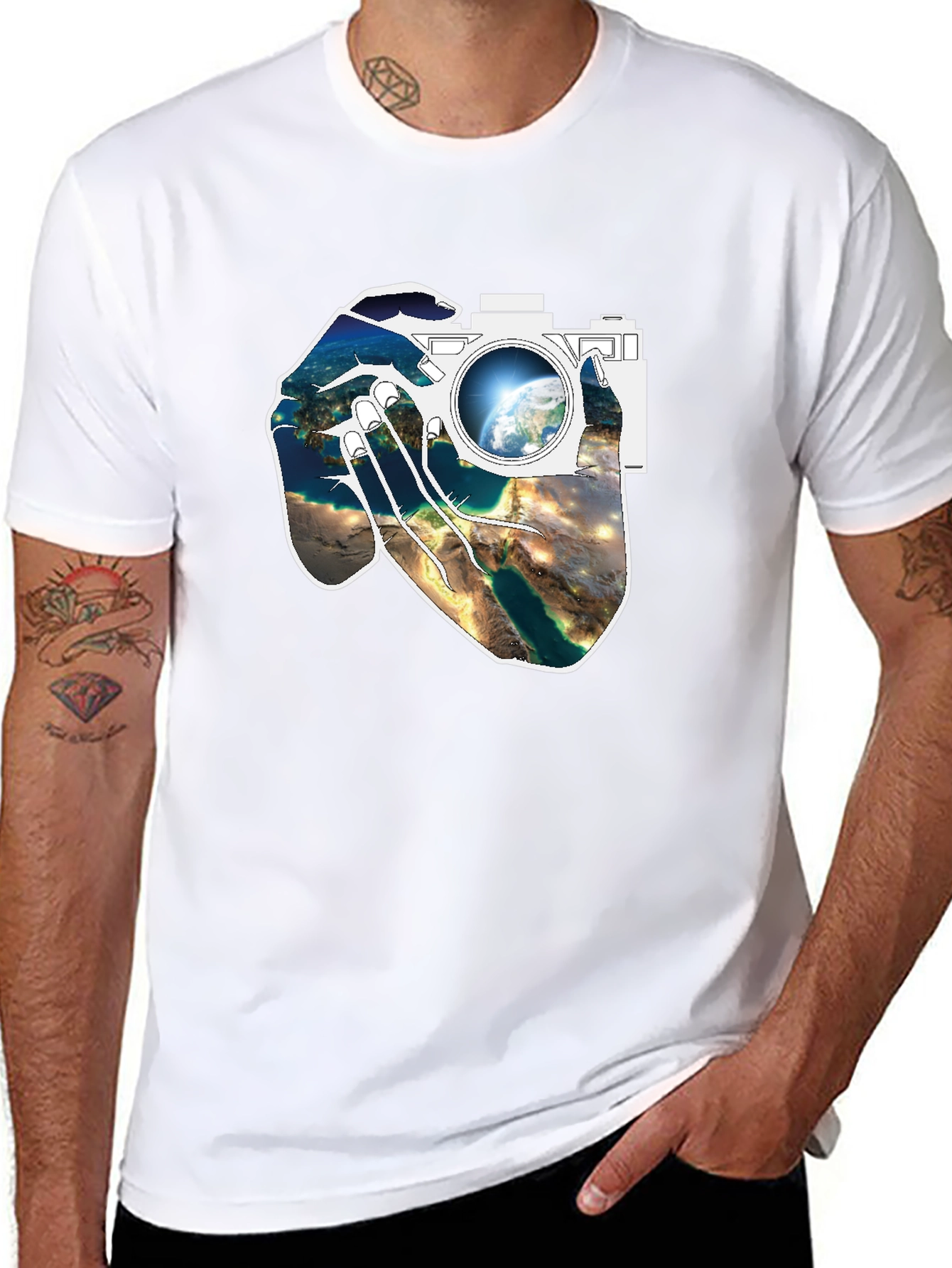 Photographer Earth View T-Shirt - 8
