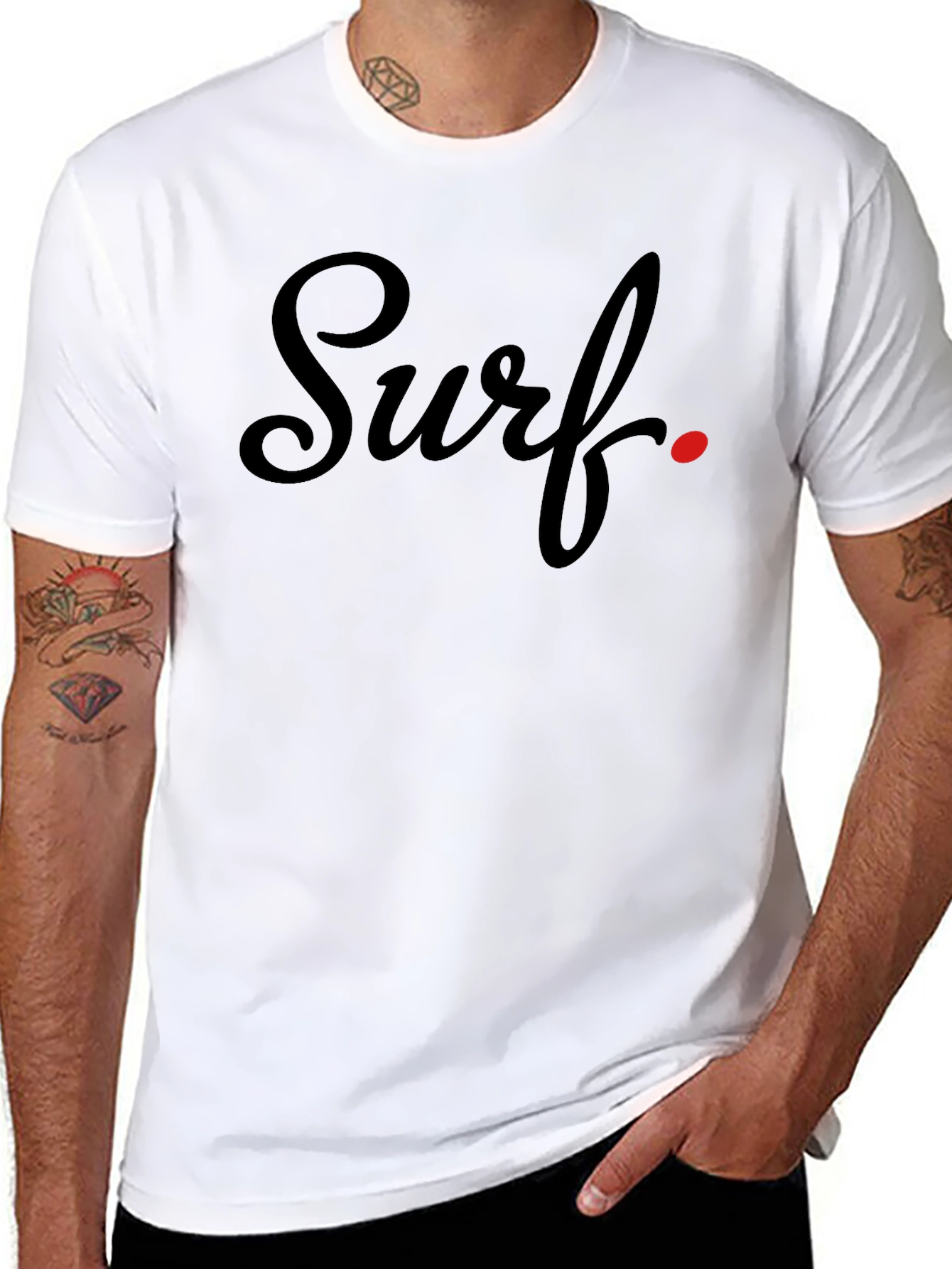 Black Surf Graphic Tee - Cool Casual Style view 8