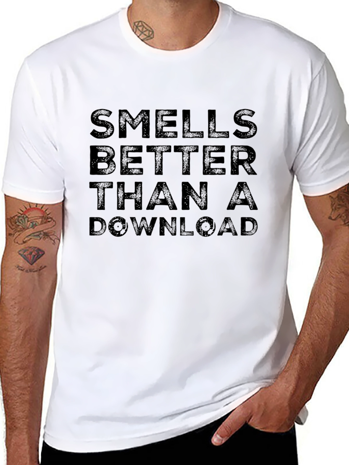 Black Smells Better Than a Download T-Shirt view 8