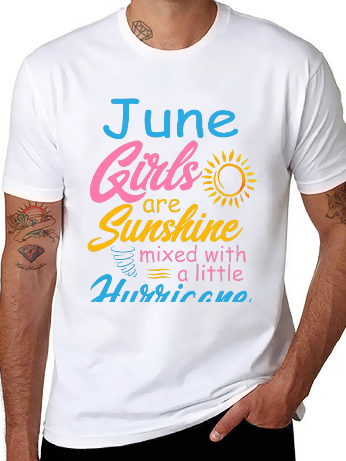 Black June Girls Sunshine Hurricane Graphic Tee view 8