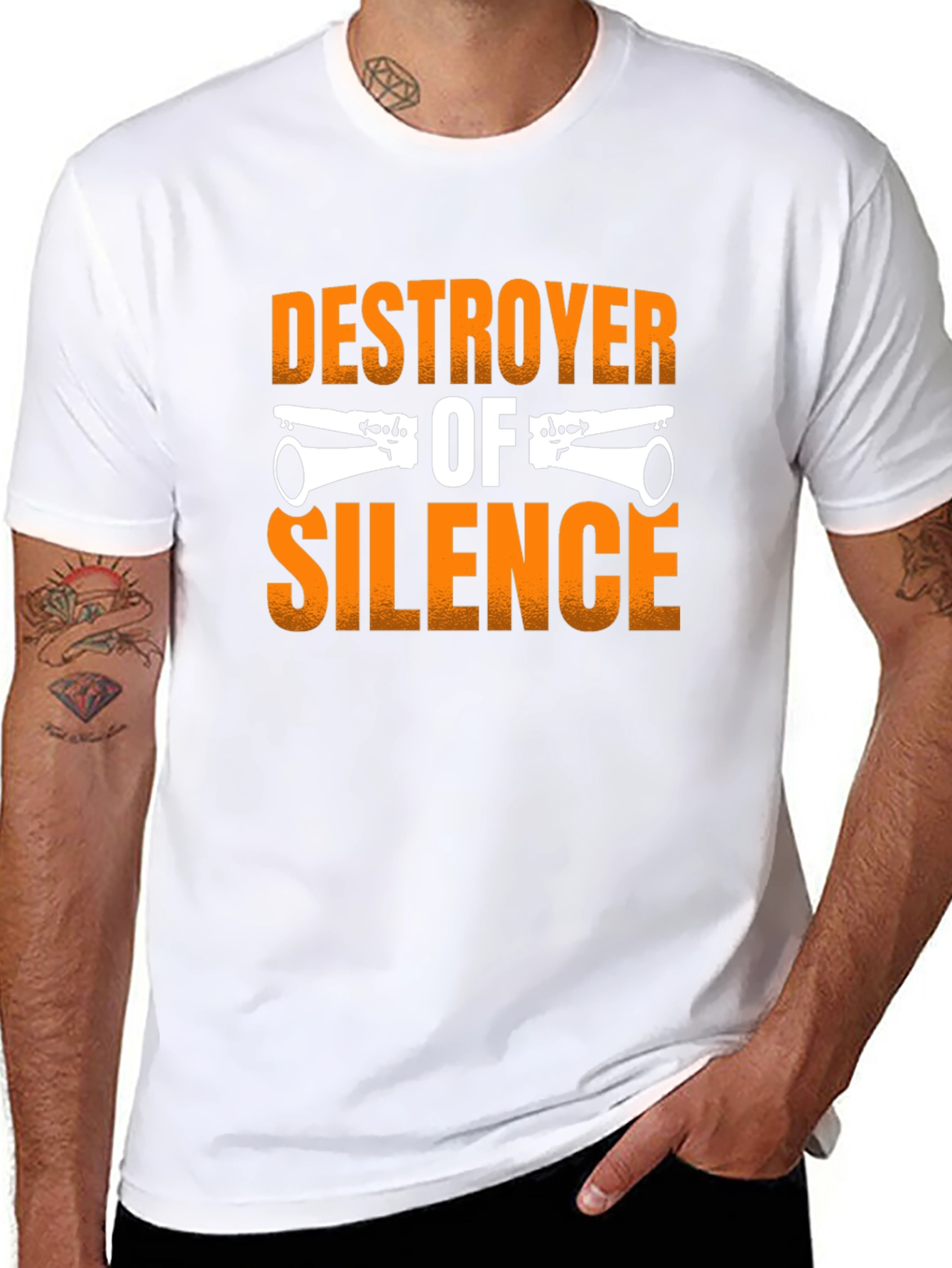 Black Destroyer of Silence T-Shirt Black view 8