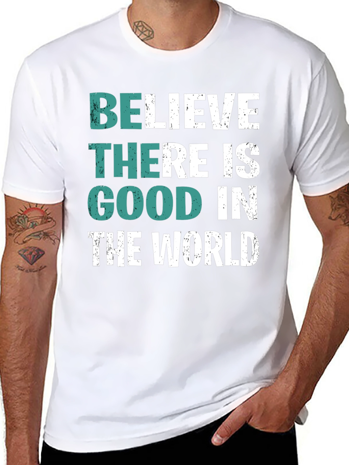 Black Believe There is Good T-Shirt view 8
