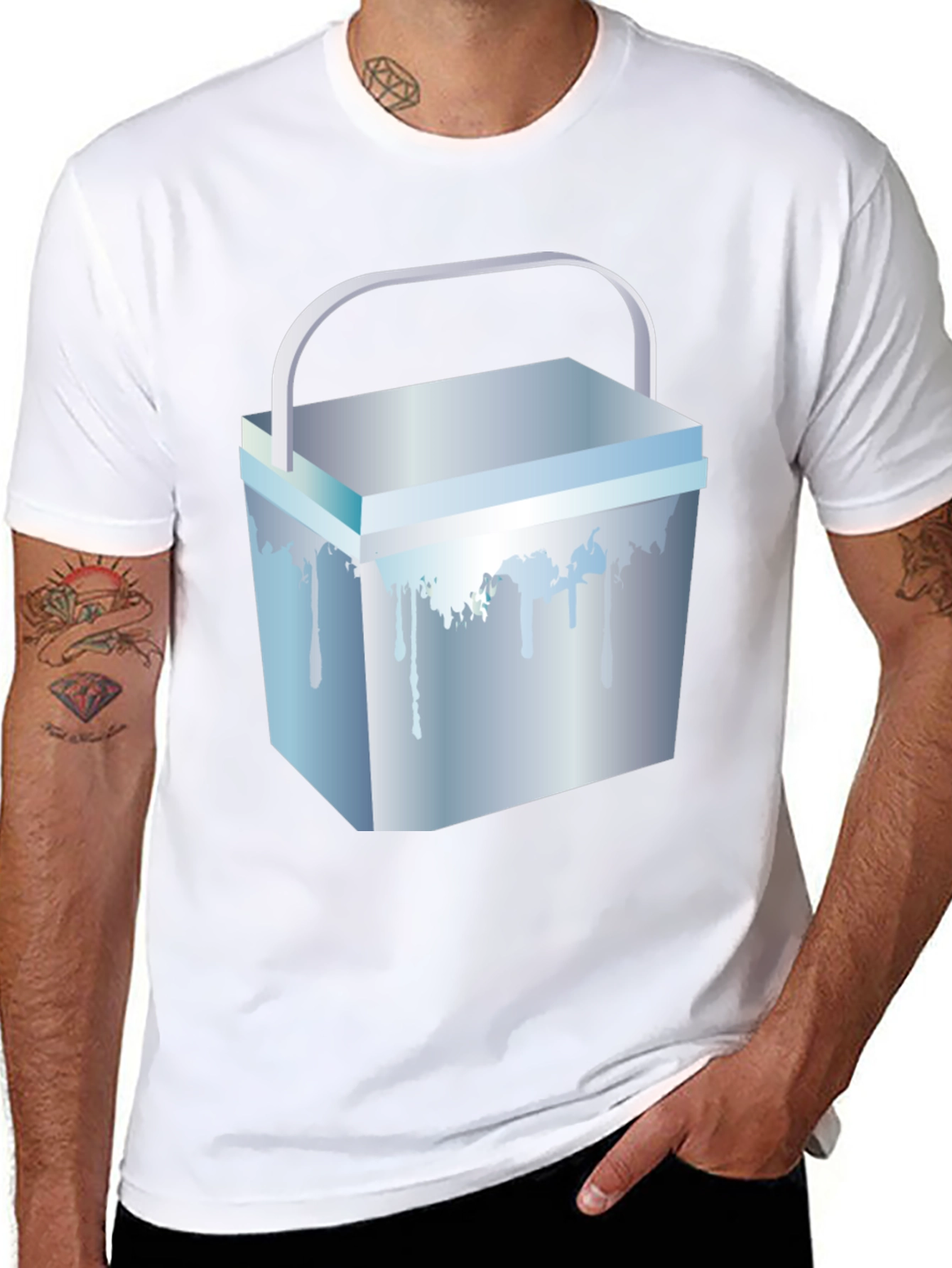 Black Cooler Graphic Tee - Chill Out Style view 8