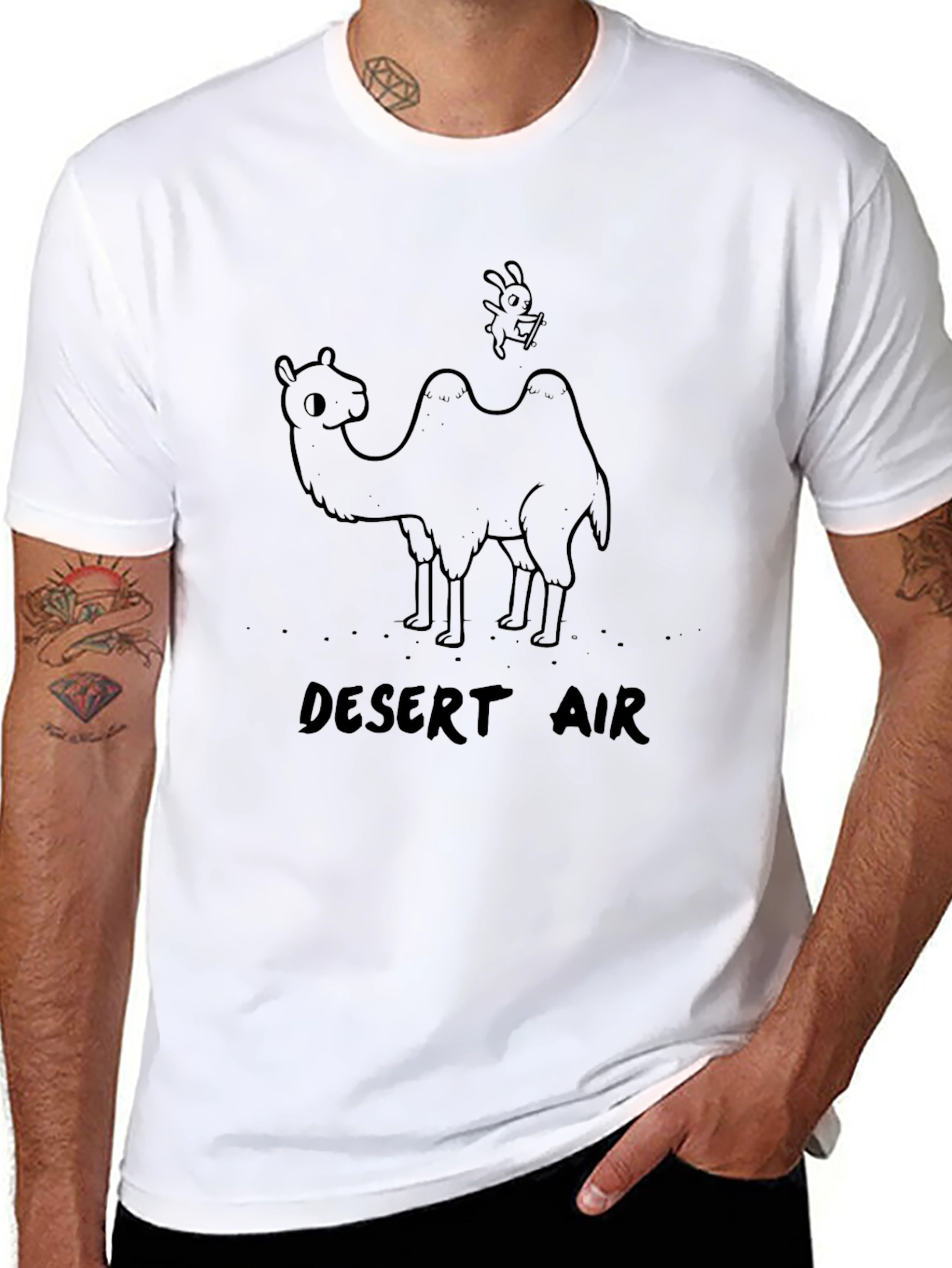 Black Desert Air Graphic Tee - Soft Cotton Blend view 8