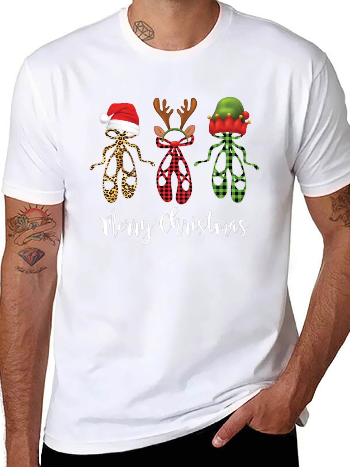 Merry Christmas Ballet T-Shirt - 8