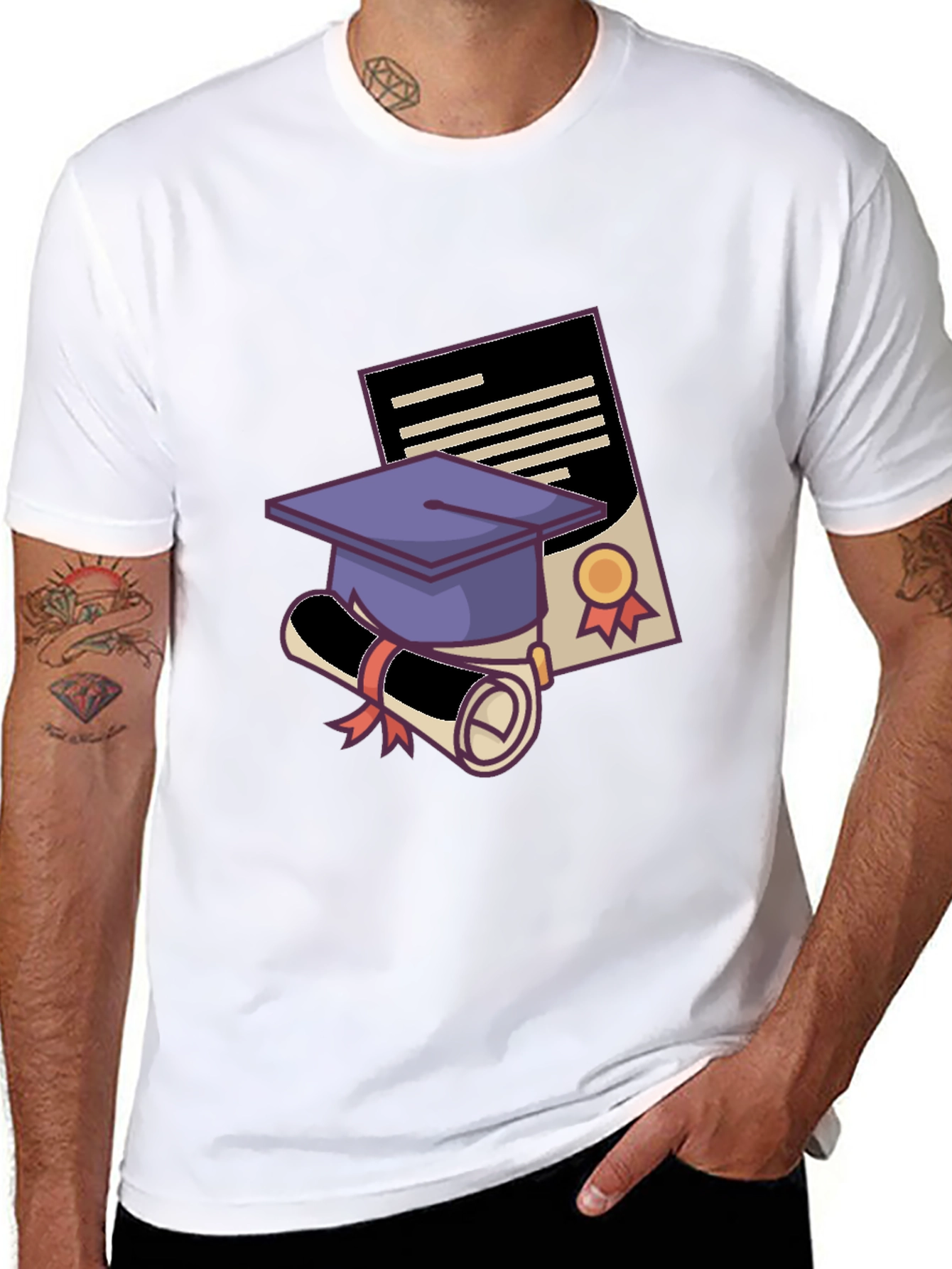 Black Graduation T-Shirt - Congrats Graduate! view 8