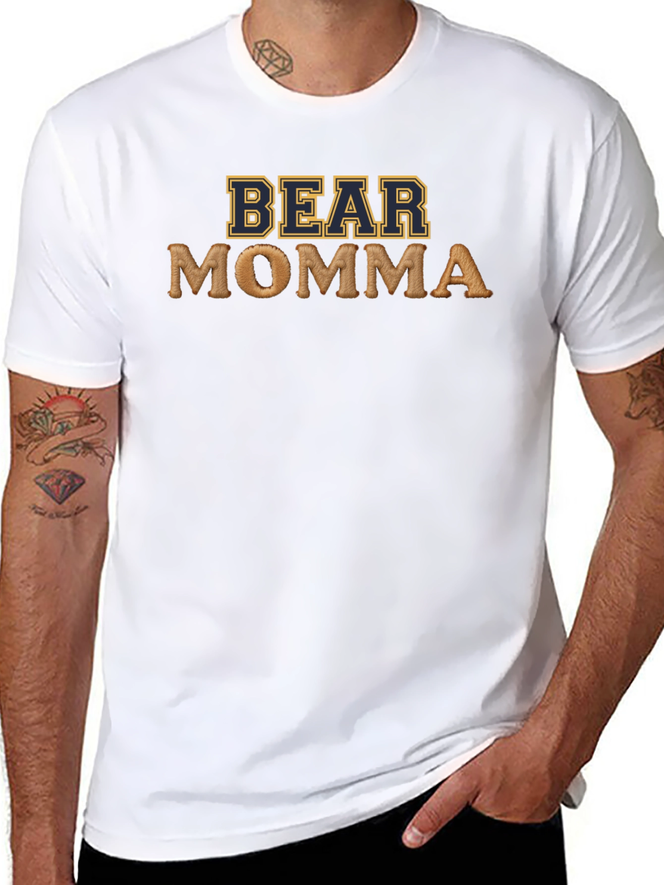 Bear Momma Graphic T-Shirt - 8