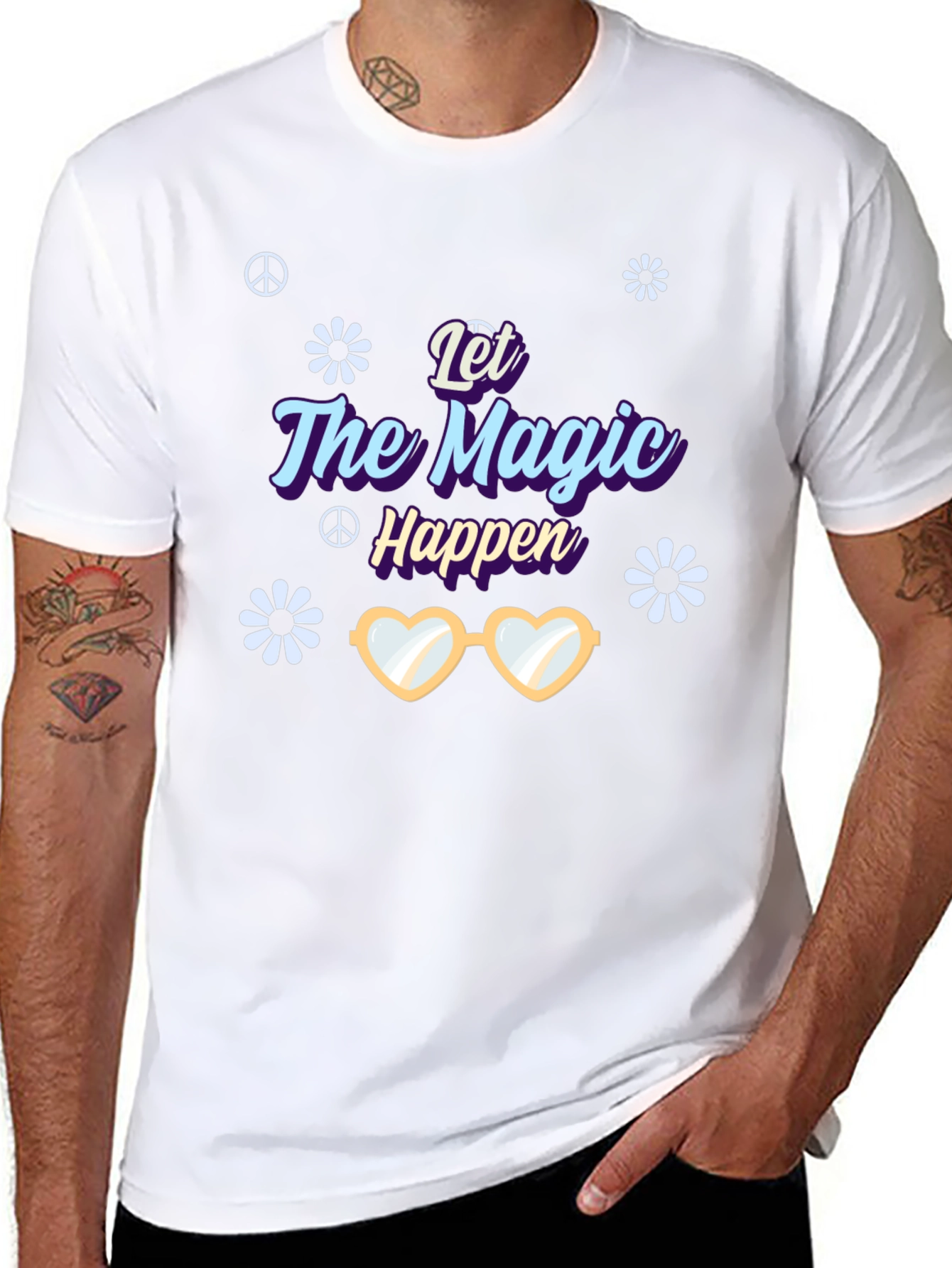 Black Let the Magic Happen T-Shirt view 8