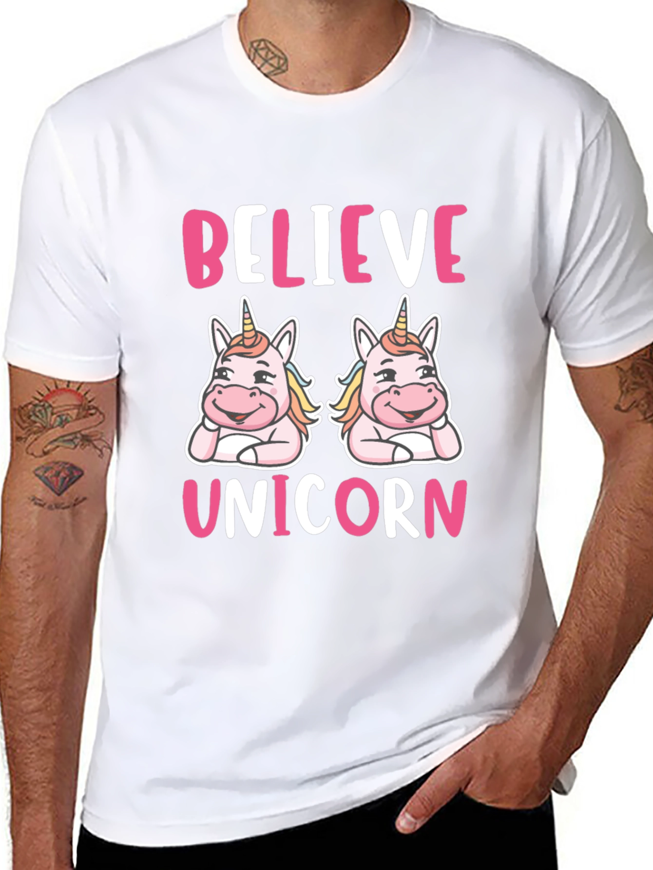 Black Believe Unicorn T-Shirt view 8