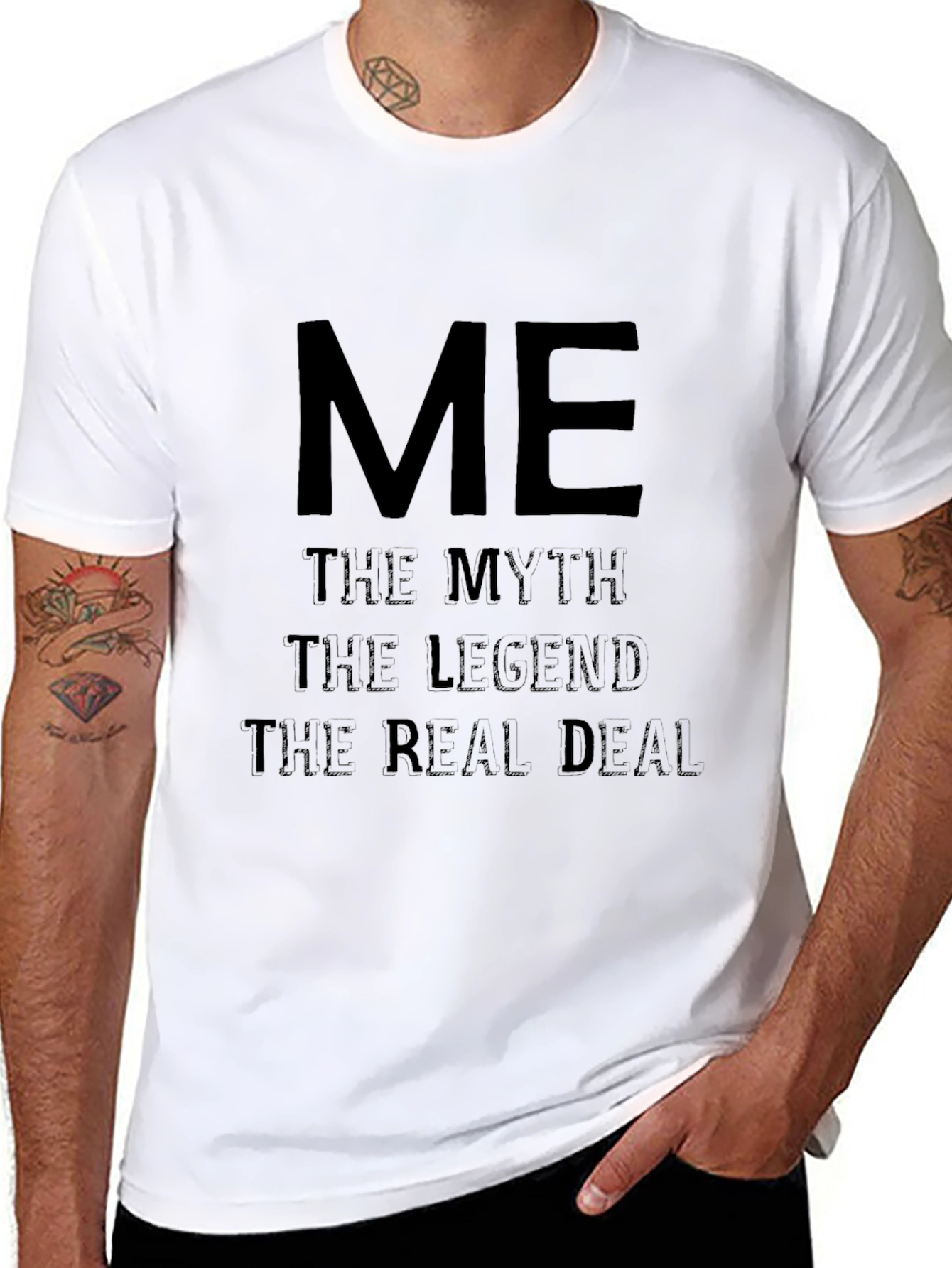 Black Me The Myth The Legend T-Shirt view 8