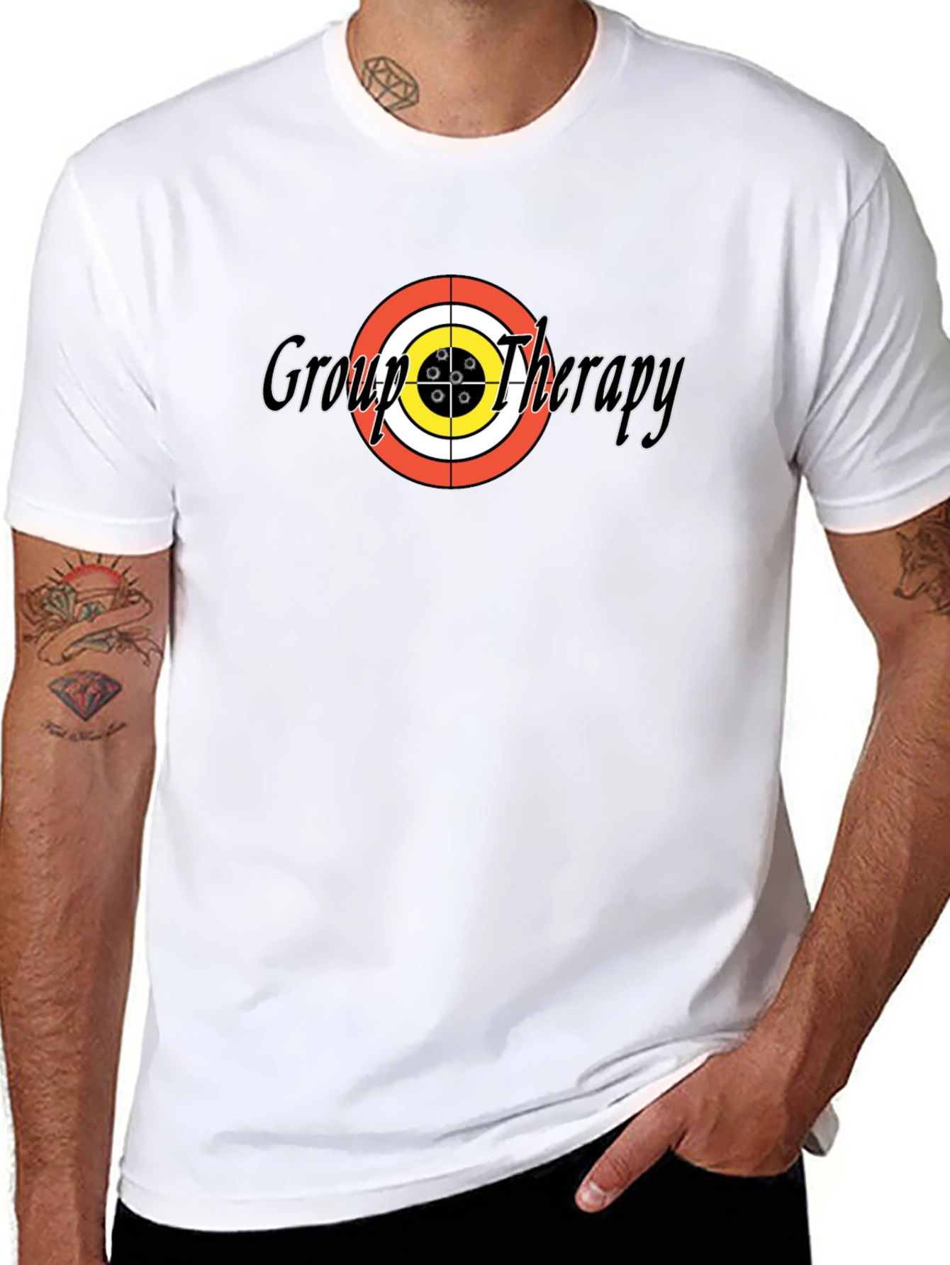 Black Group Therapy Graphic T-Shirt - Black view 8