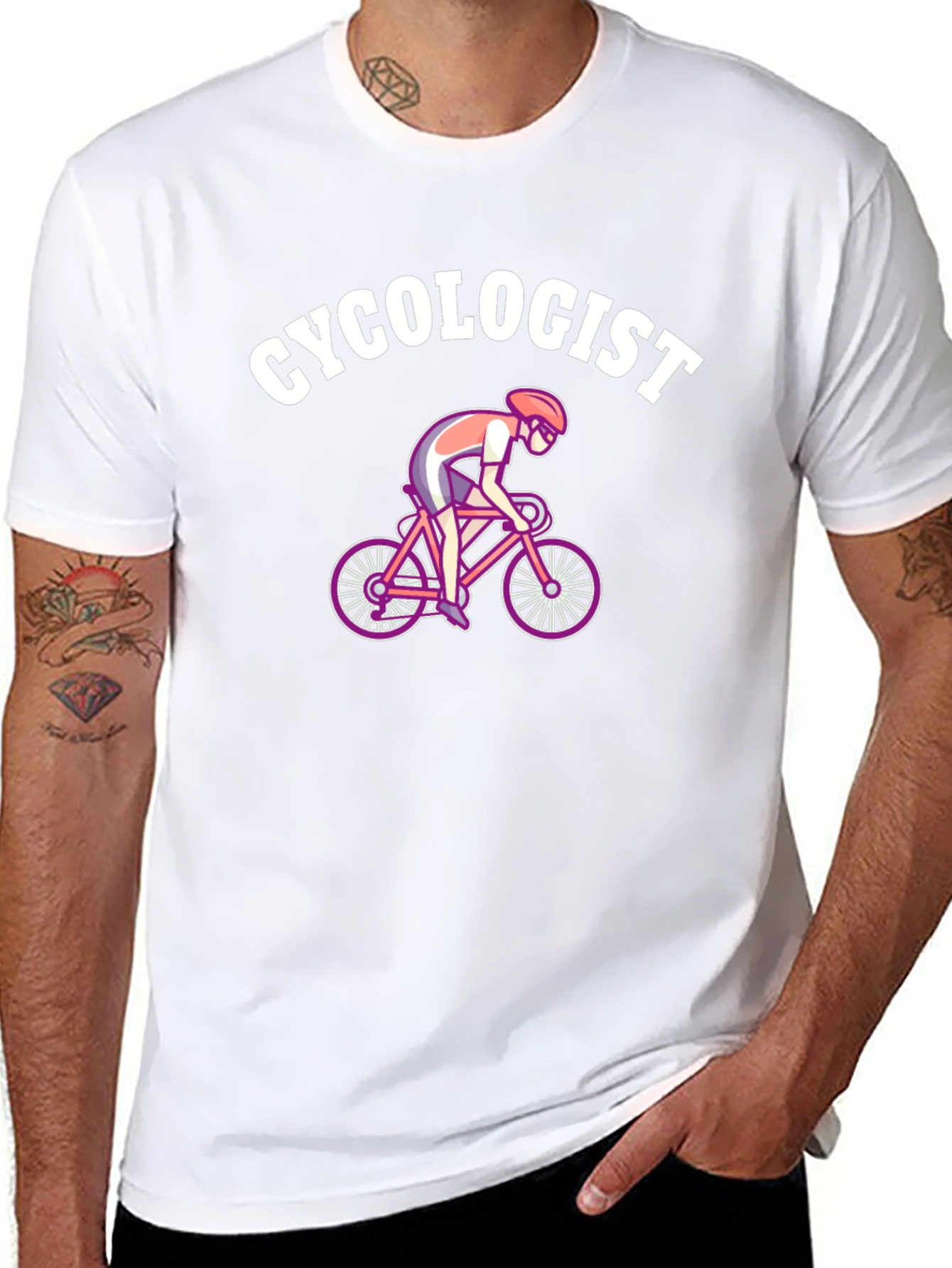 Cycologist Graphic Tee - Cyclist Humor T-Shirt - 8