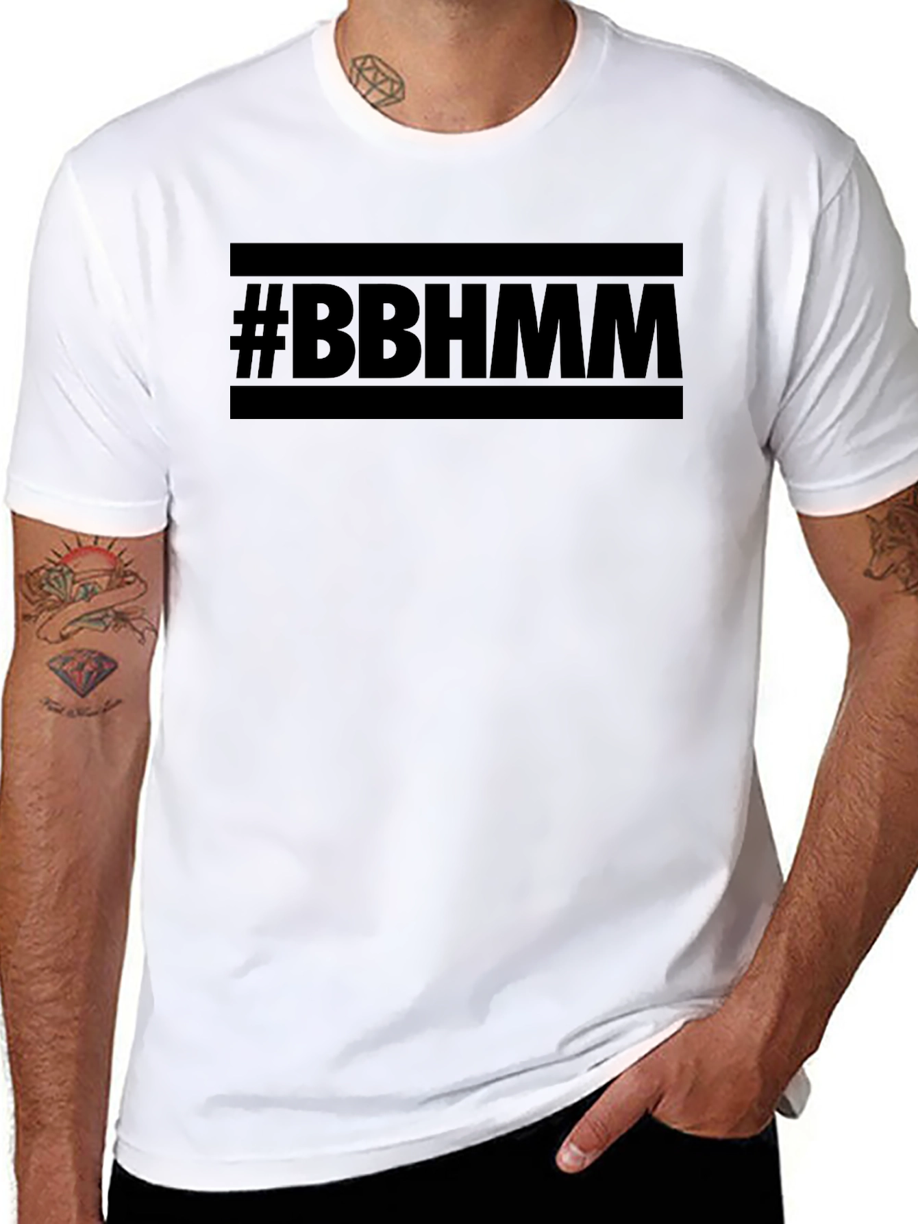 Black Black #BBHMM Graphic T-Shirt view 8