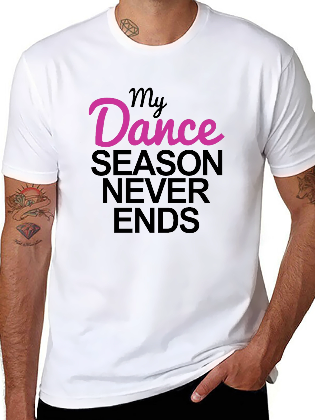 Black My Dance Season Never Ends Graphic Tee view 8