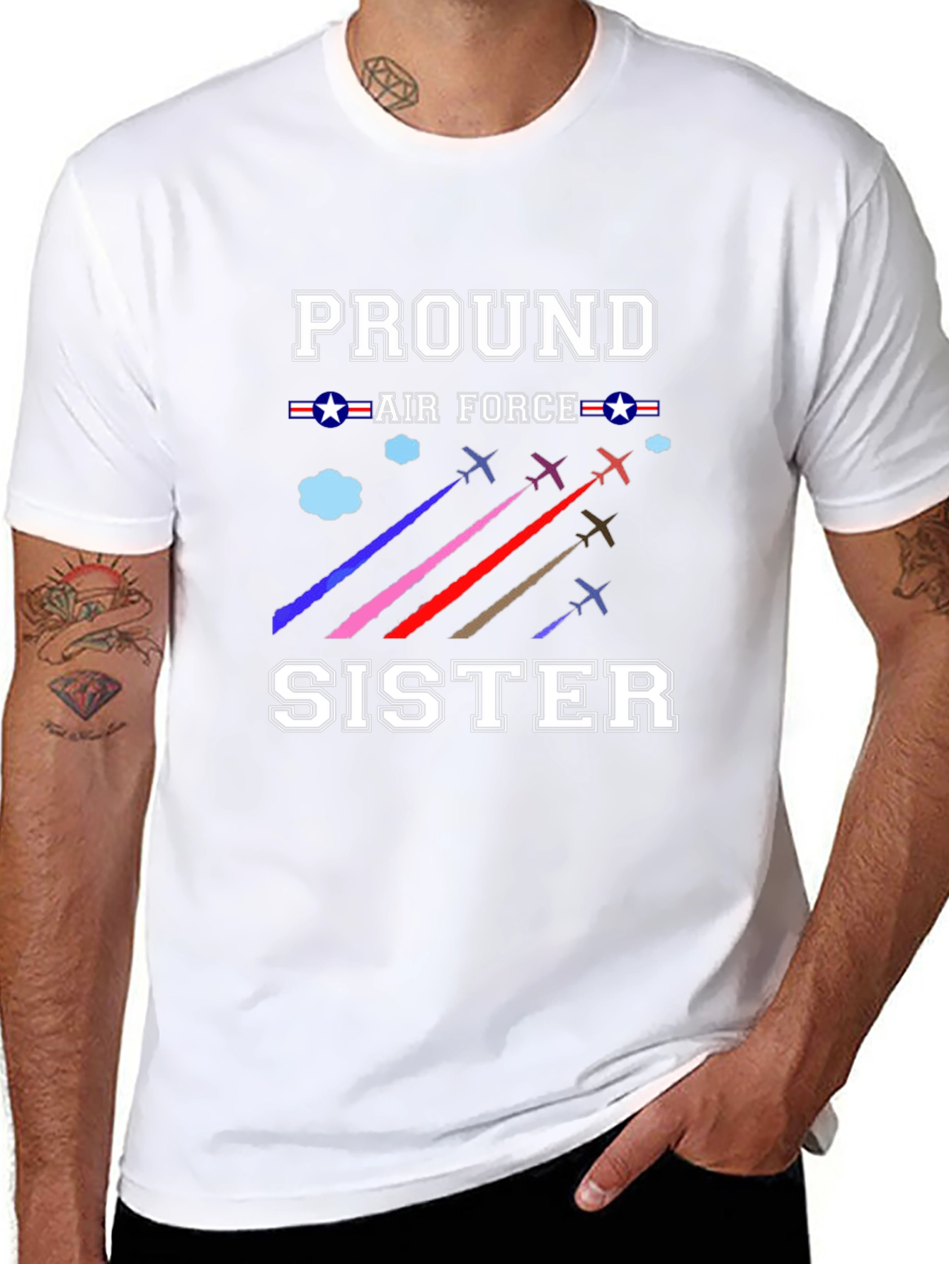 Proud Air Force Sister T-Shirt - 8