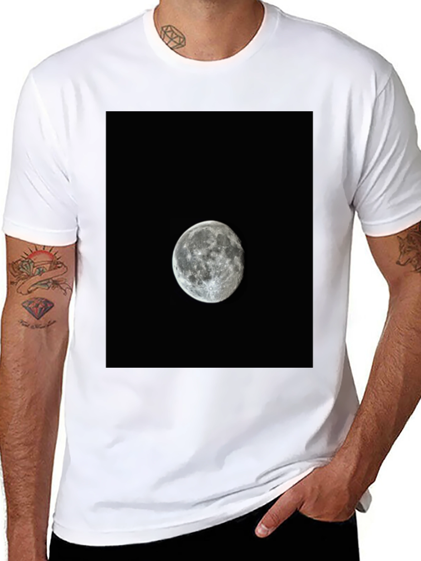 Black Lunar Black T-Shirt view 8