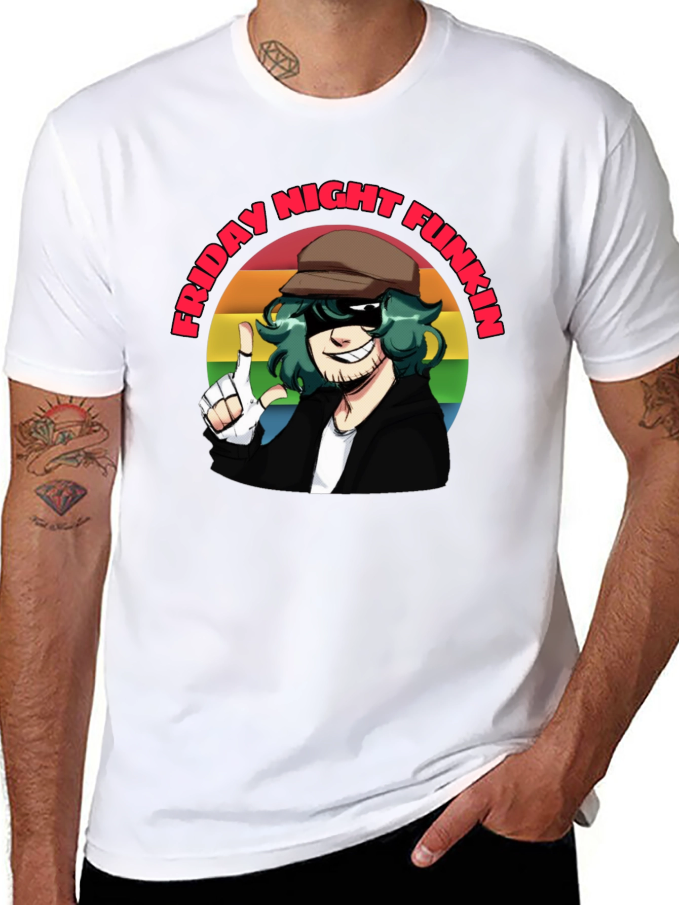 Black Friday Night Funkin' Garcello T-Shirt view 8