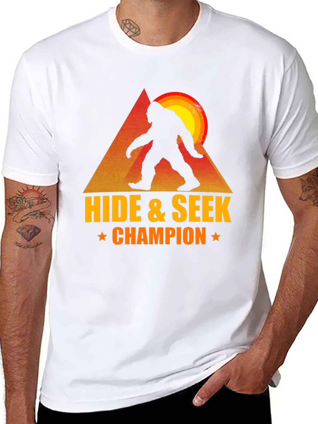 Black Hide & Seek Champion Sasquatch Graphic Tee view 8