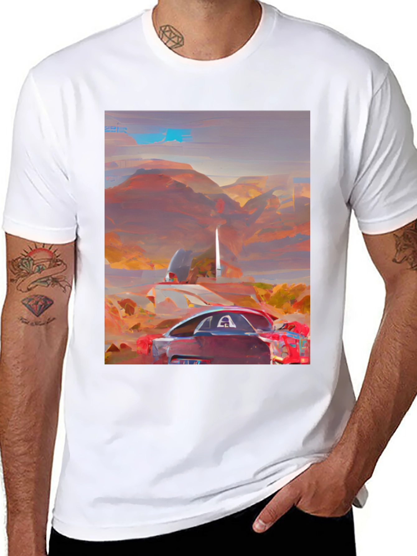 Black Desert Road Trip Graphic Tee view 8