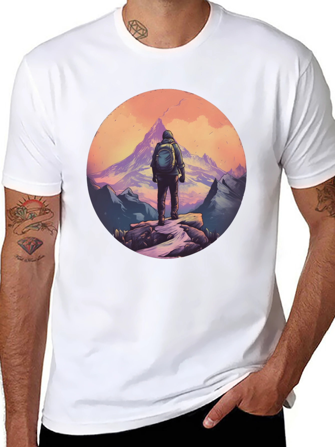 Black Mountain Hiker Graphic Tee - Adventure Awaits! view 8