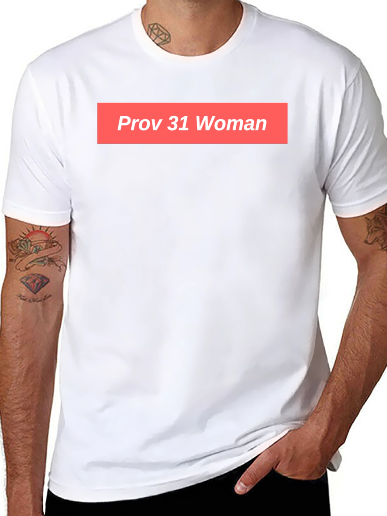 Black Prov 31 Woman Graphic Tee - Stylish Christian Apparel view 8