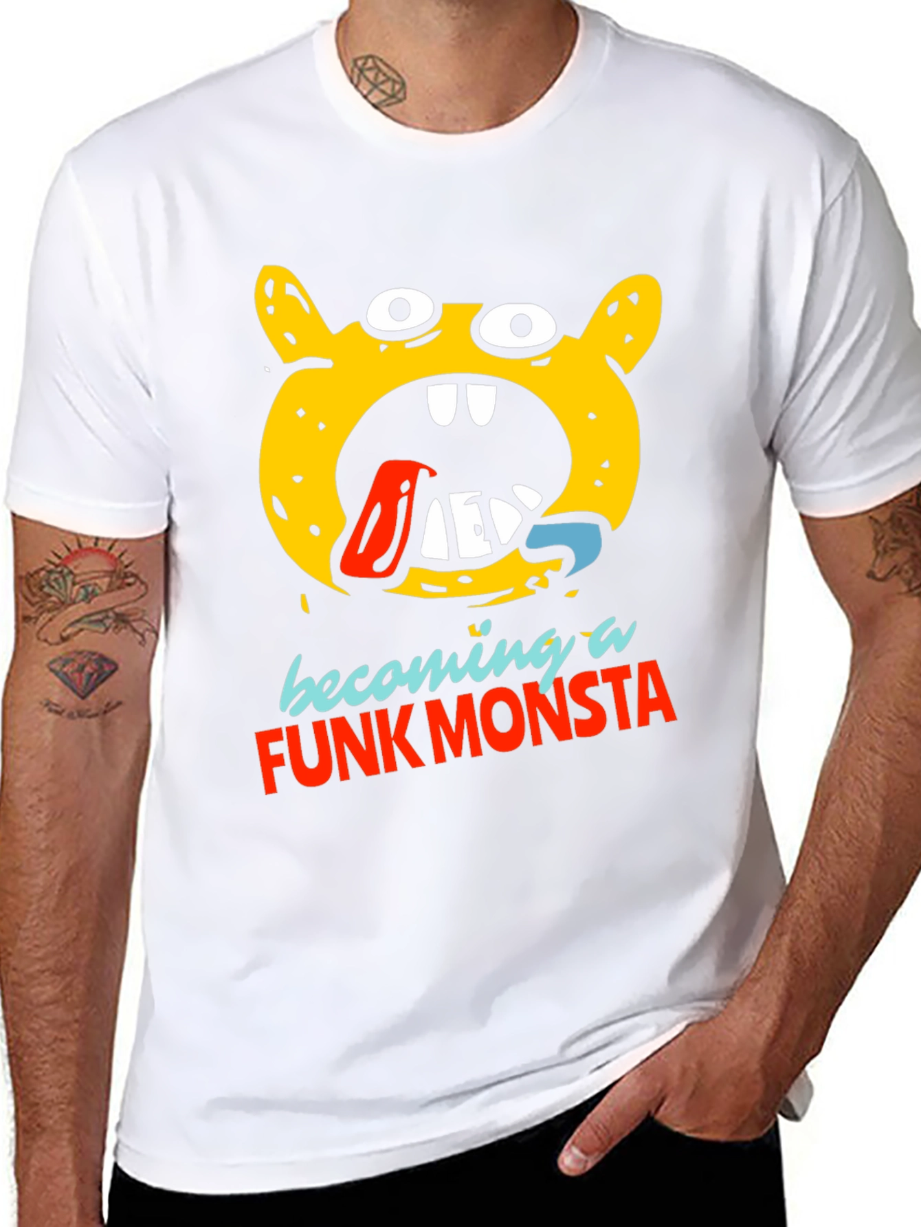Black Funk Monsta Graphic Tee view 8