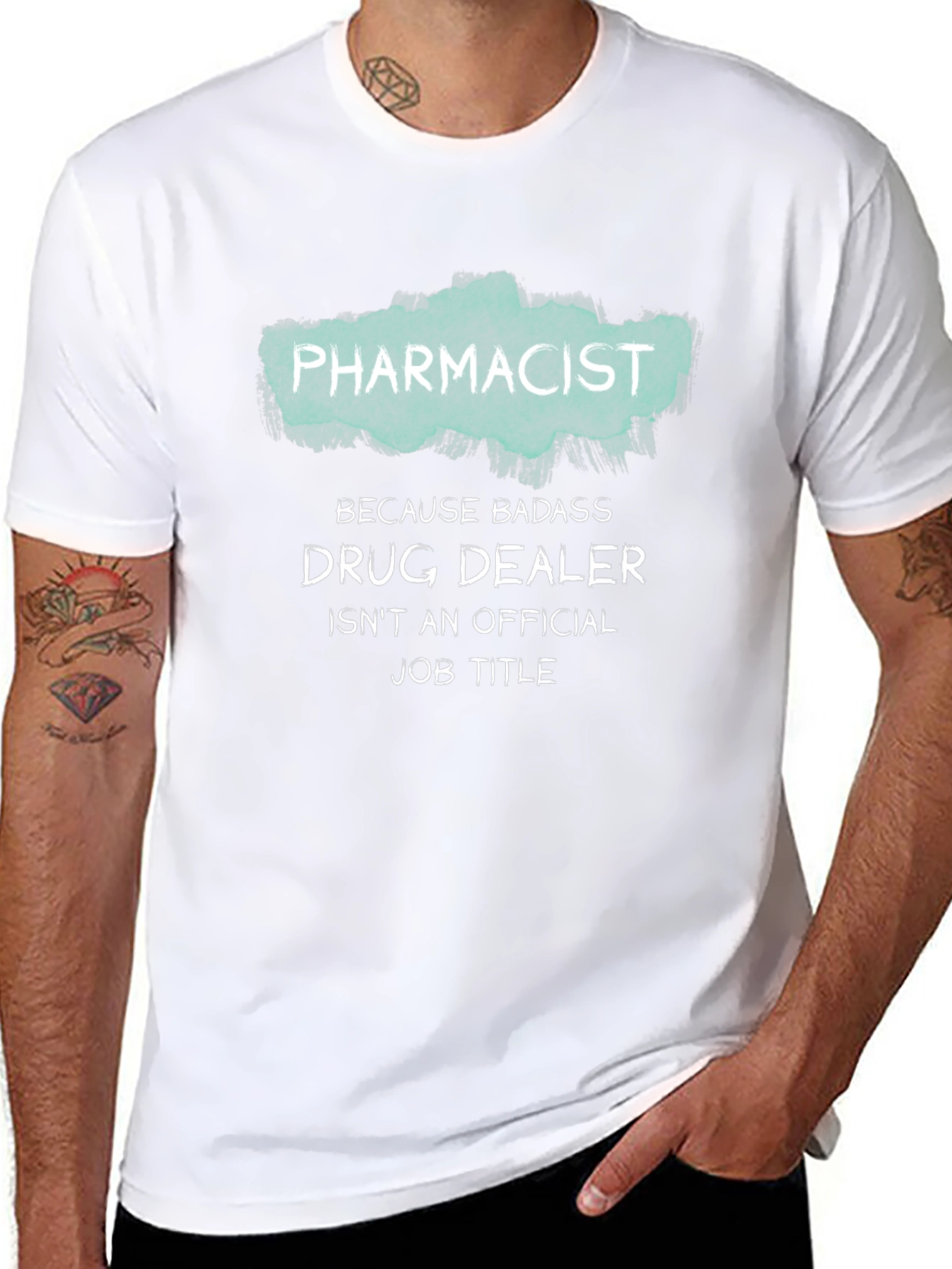 Black Pharmacist T-Shirt: Badass Drug Dealer view 8