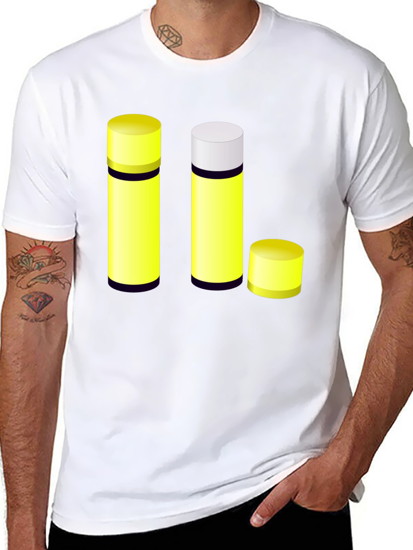 Black Lip Balm T-Shirt - Unique Graphic Tee view 8