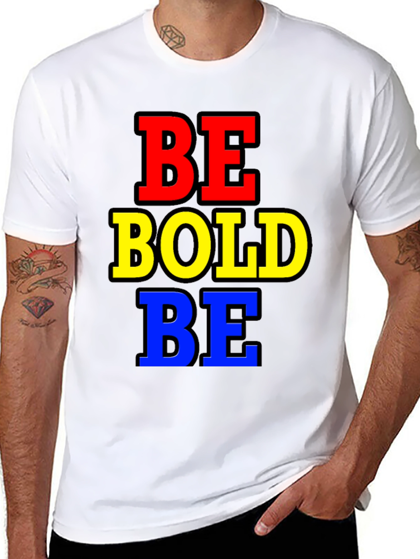Black Be Bold Black T-Shirt view 8