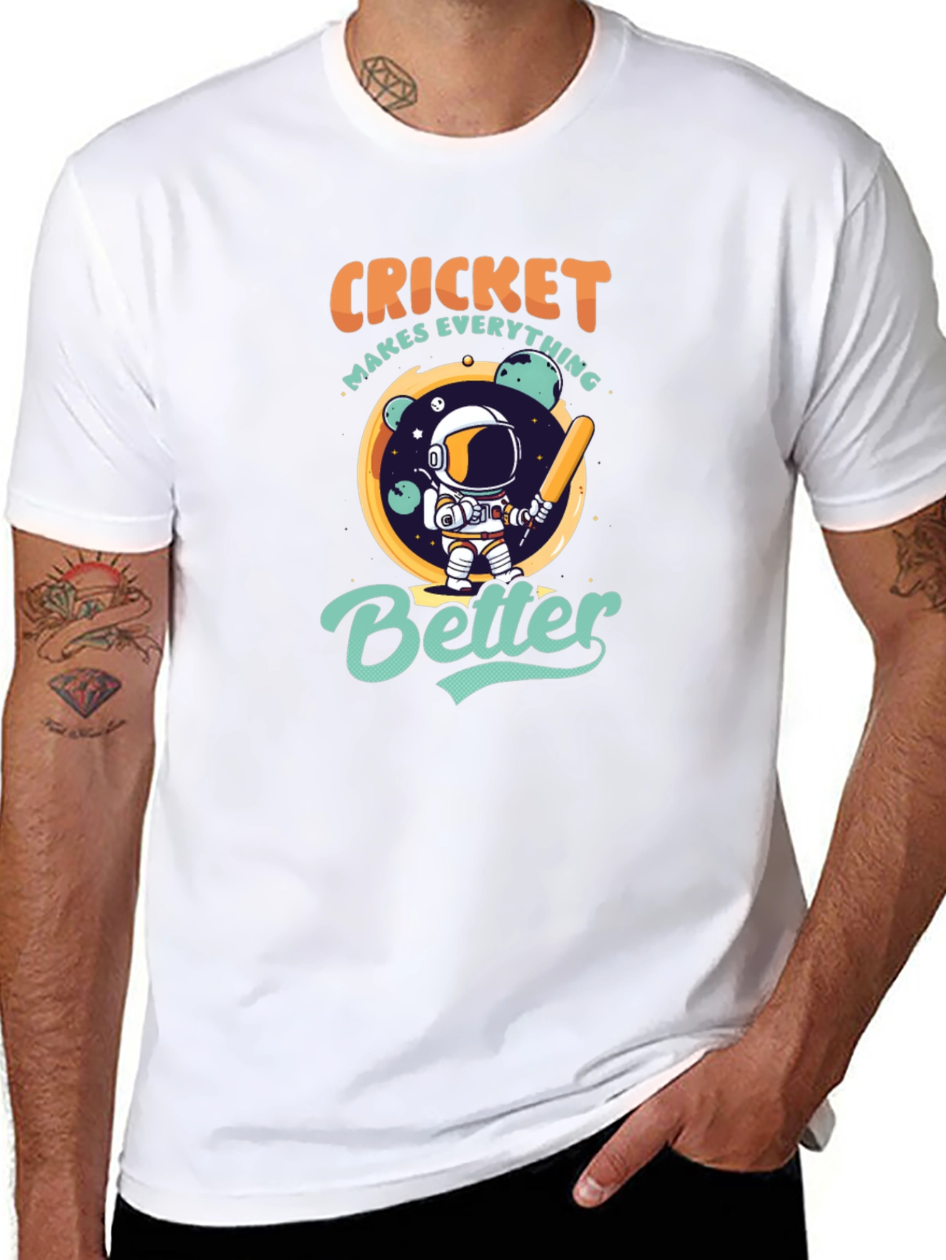 Cricket Makes Everything Better T-Shirt - 8