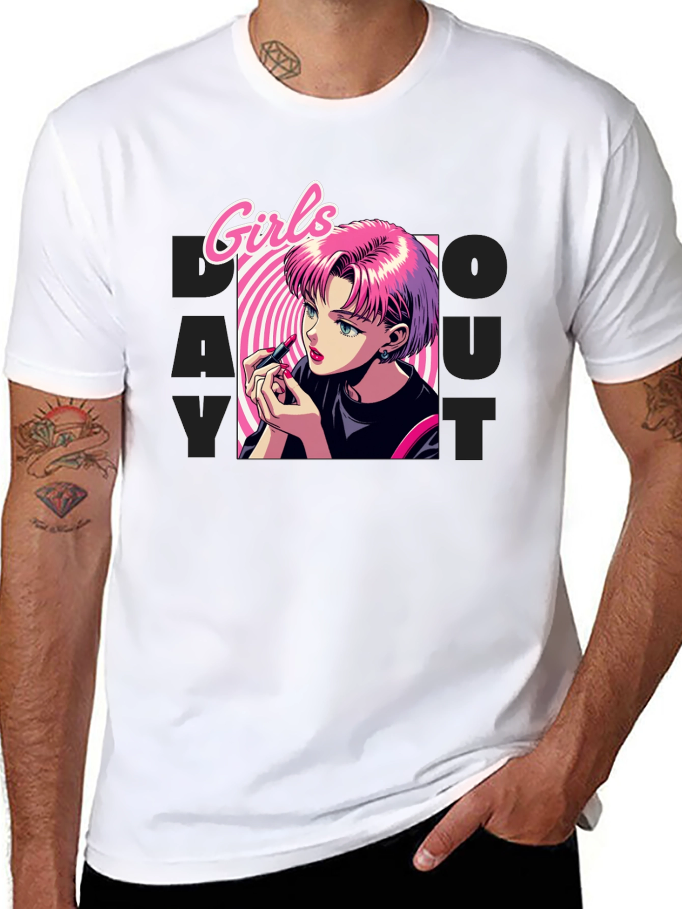 Black Girls Do What You Want T-Shirt - Anime Style view 8