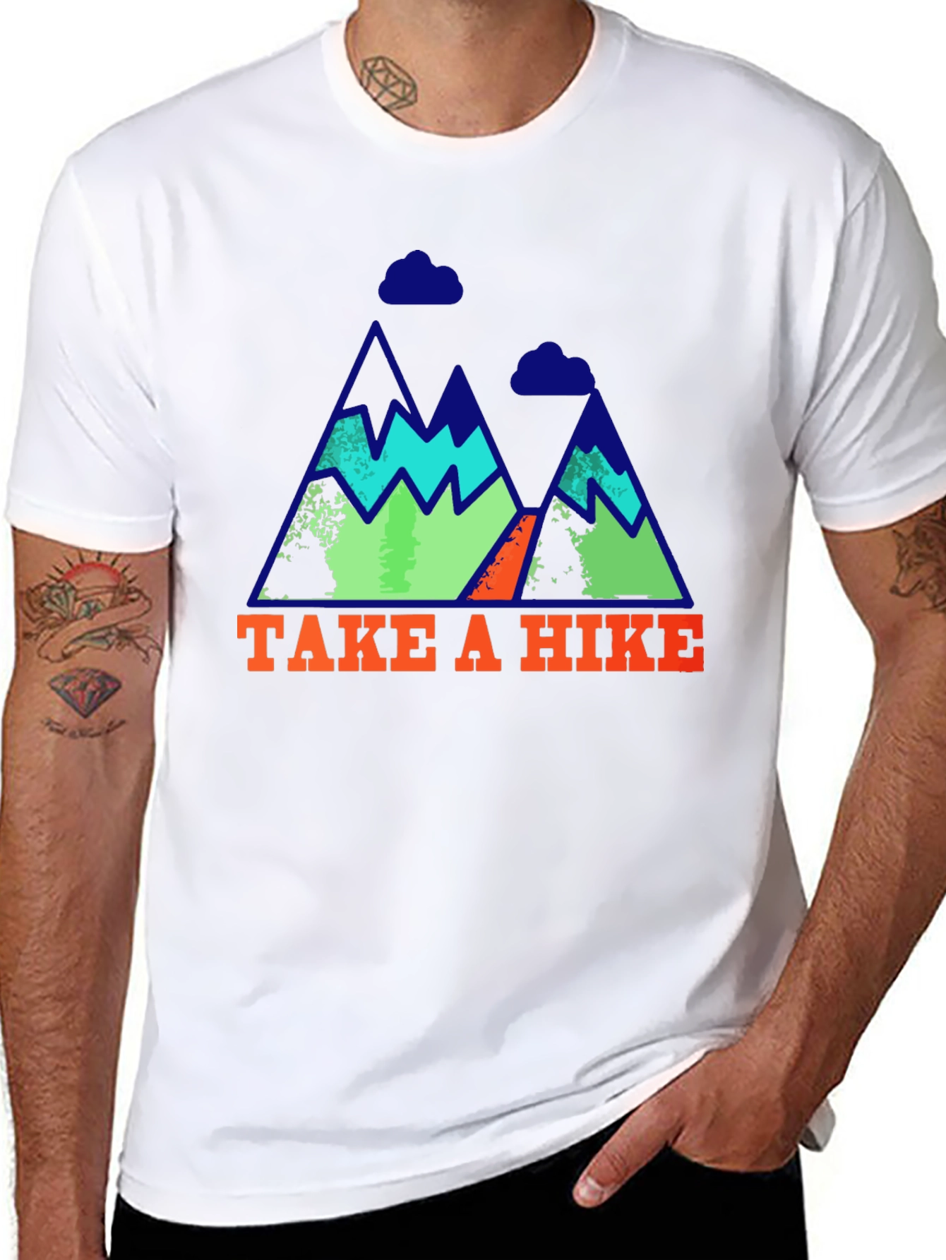 Take a Hike Graphic Tee - Mountain Adventure - 8