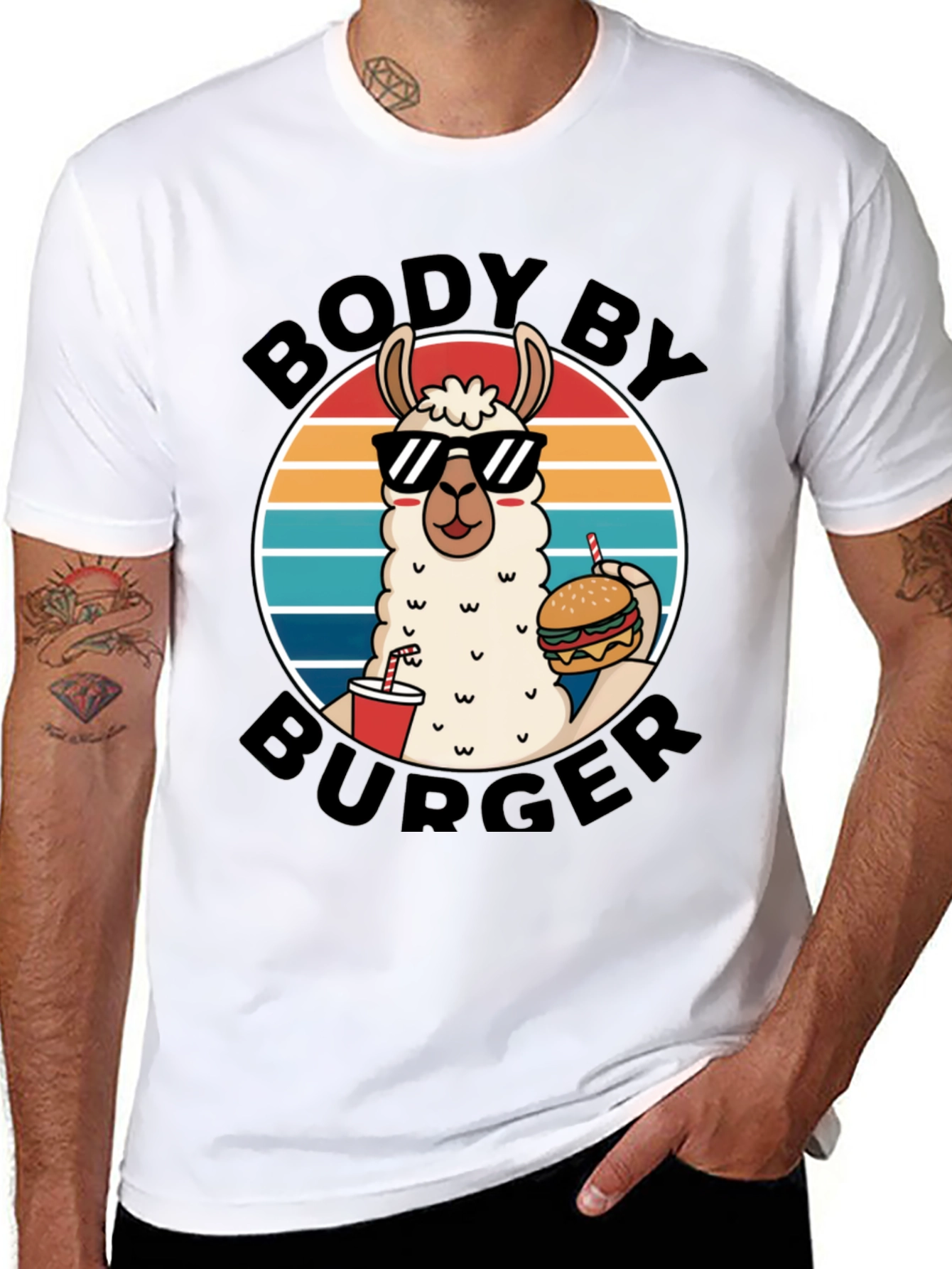 Black Body By Burger T-Shirt view 8