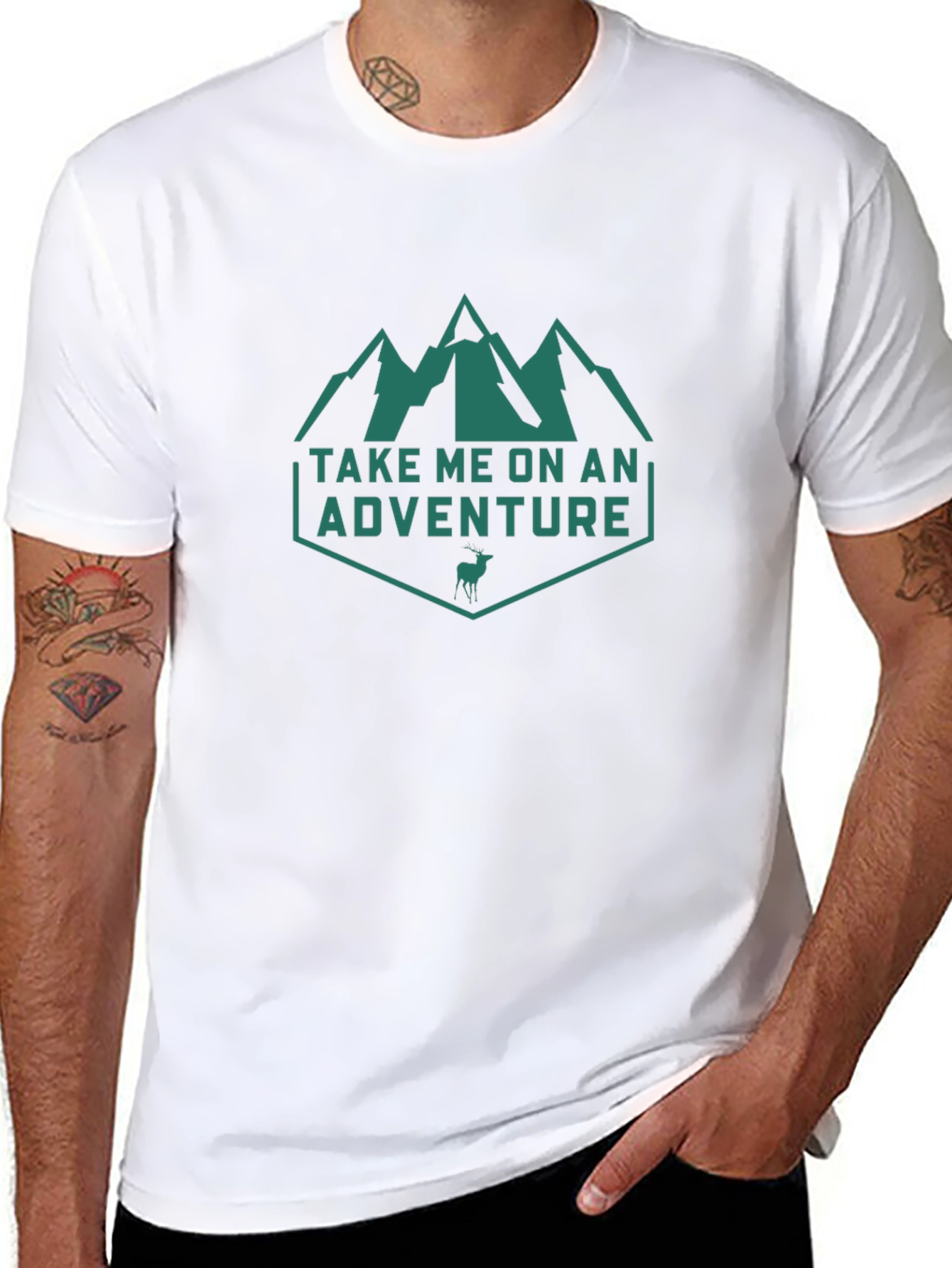 Black Adventure T-Shirt: Take Me On An Adventure Tee view 8