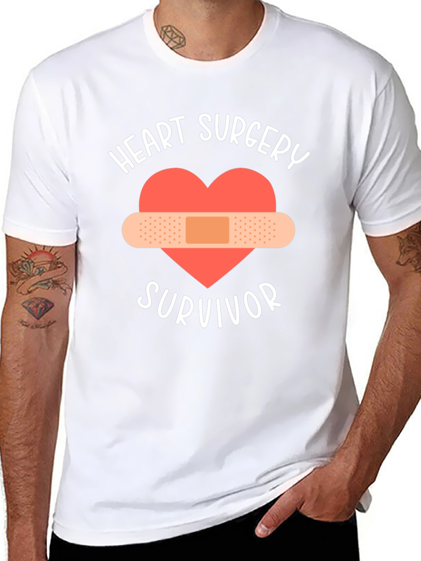 Heart Surgery Survivor Graphic Tee - 8