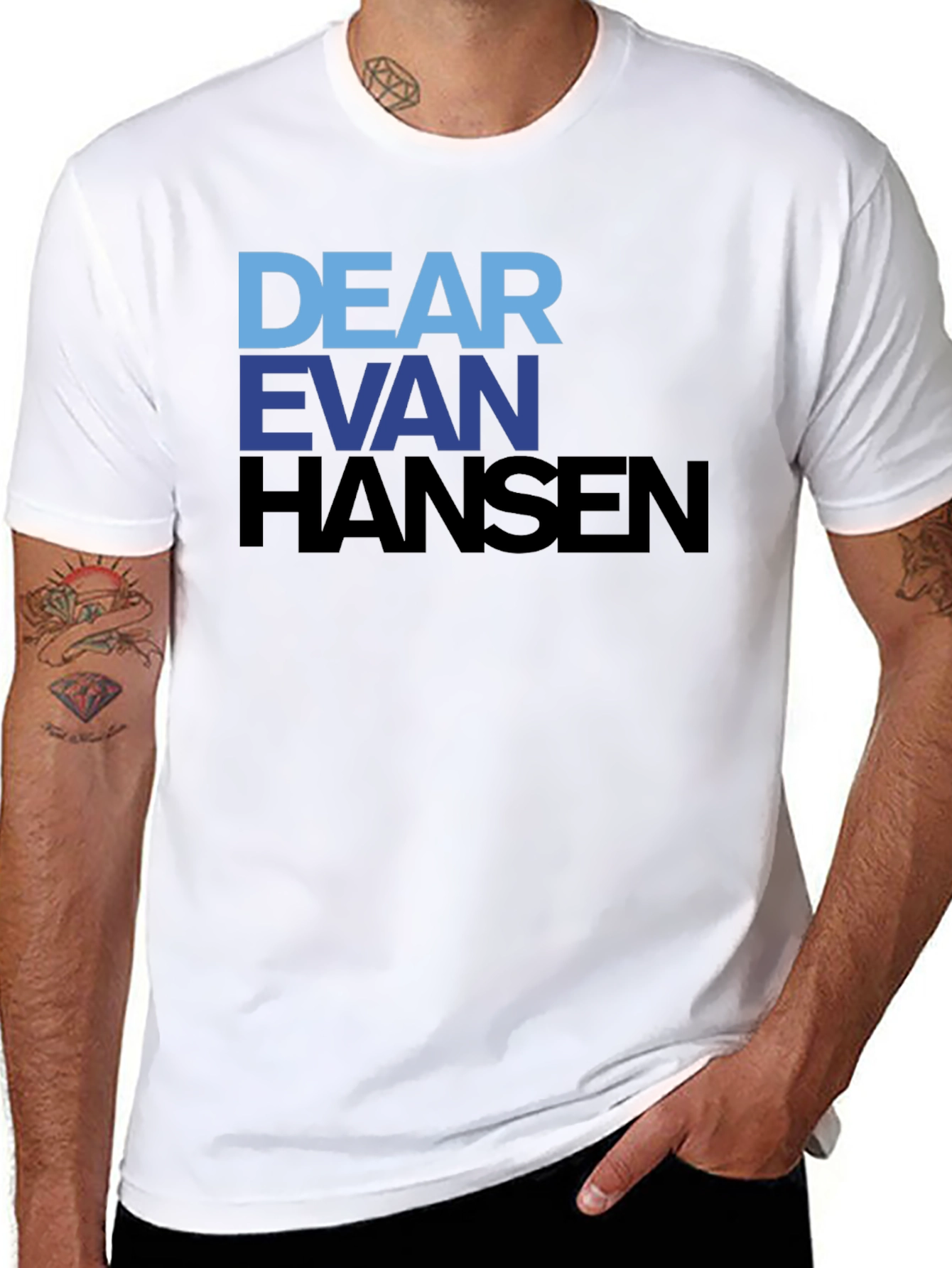 Black Dear Evan Hansen Graphic T-Shirt view 8
