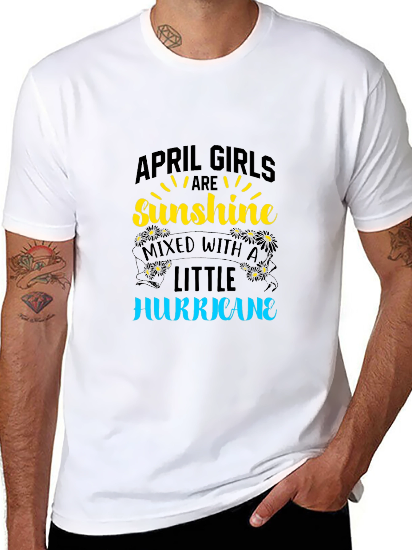 Black April Girls Sunshine Hurricane T-Shirt view 8