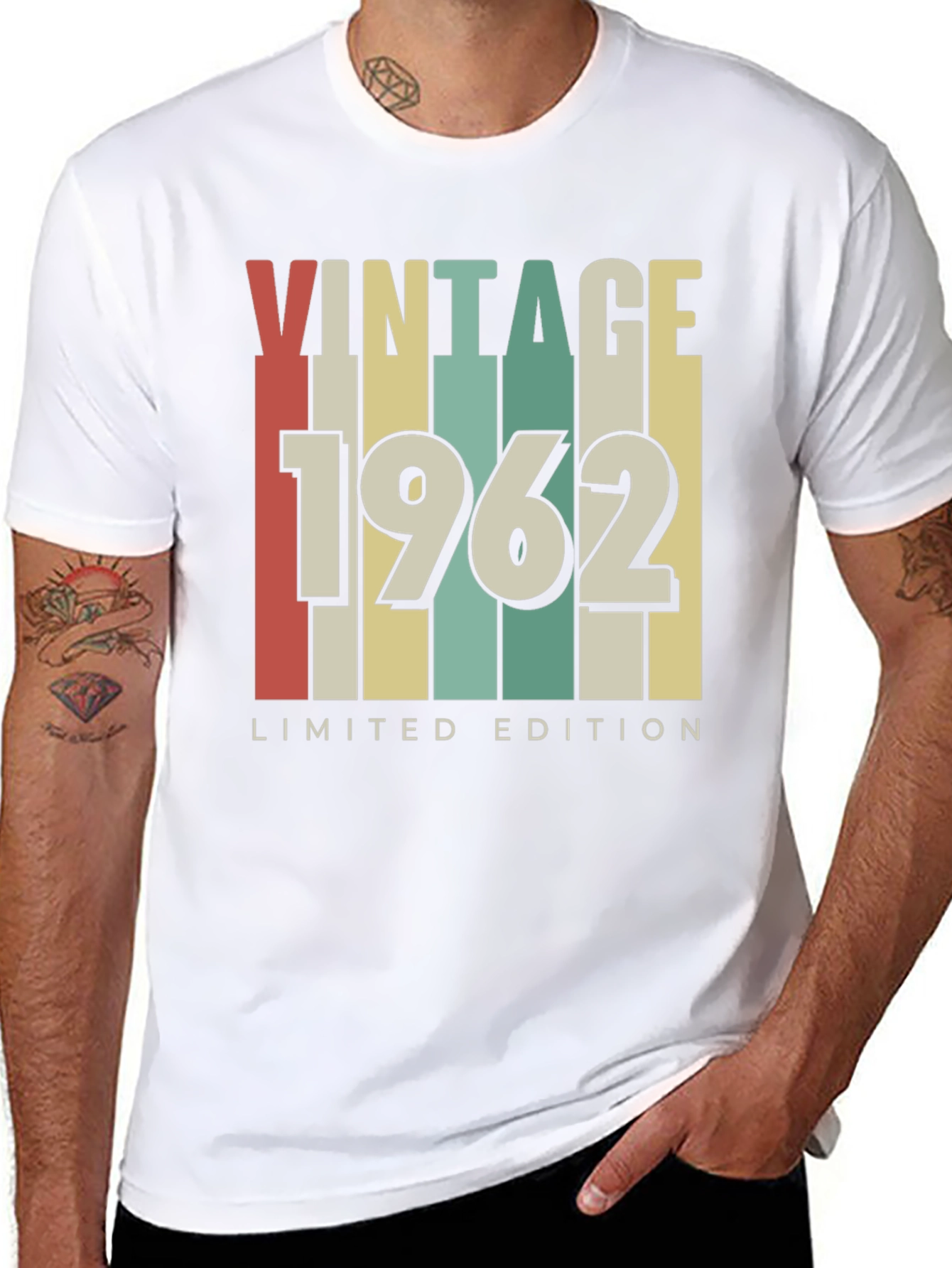 Black Vintage 1962 Limited Edition Graphic T-Shirt view 8