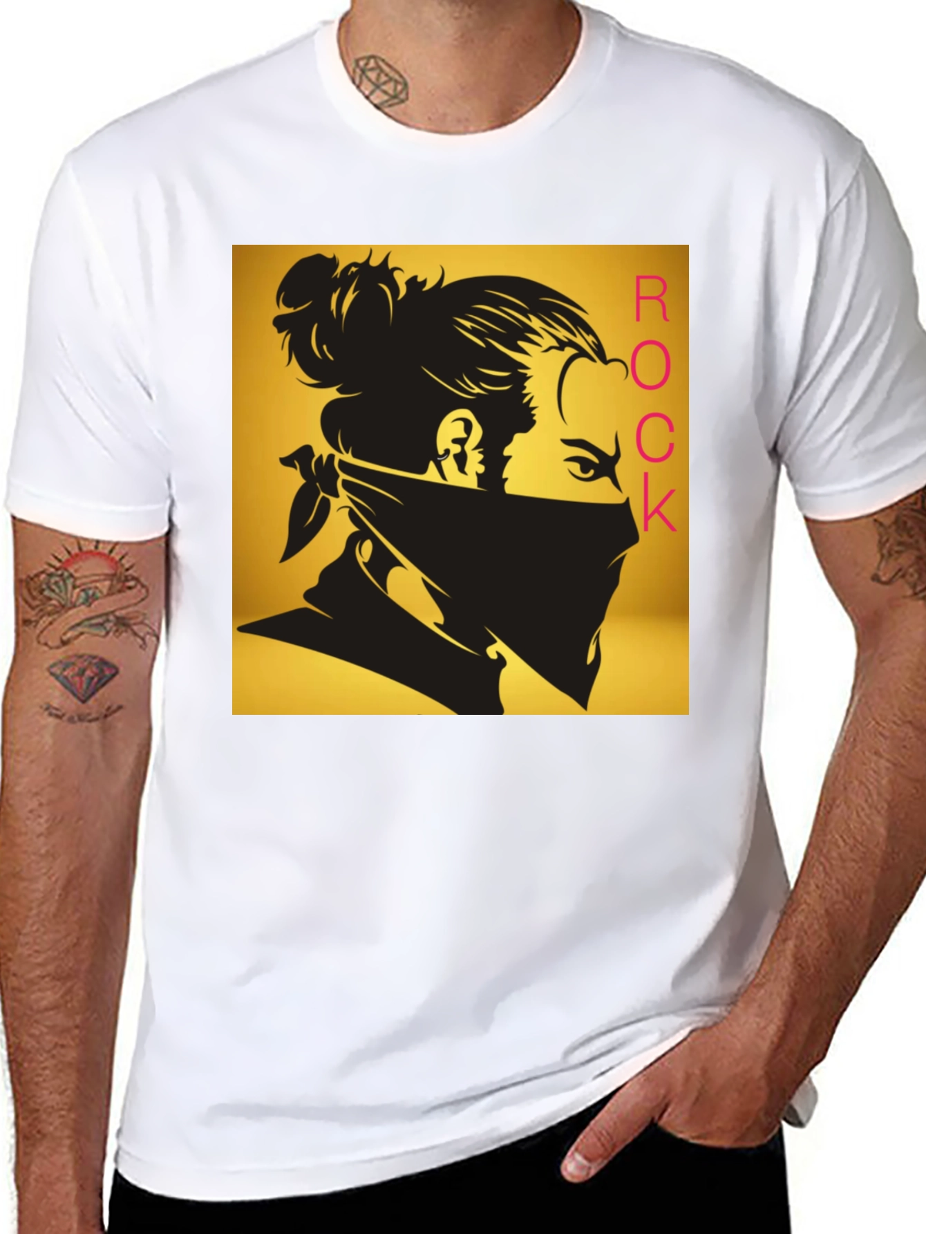 Black Rock Bandit Graphic Tee - Stylish Black T-Shirt view 8