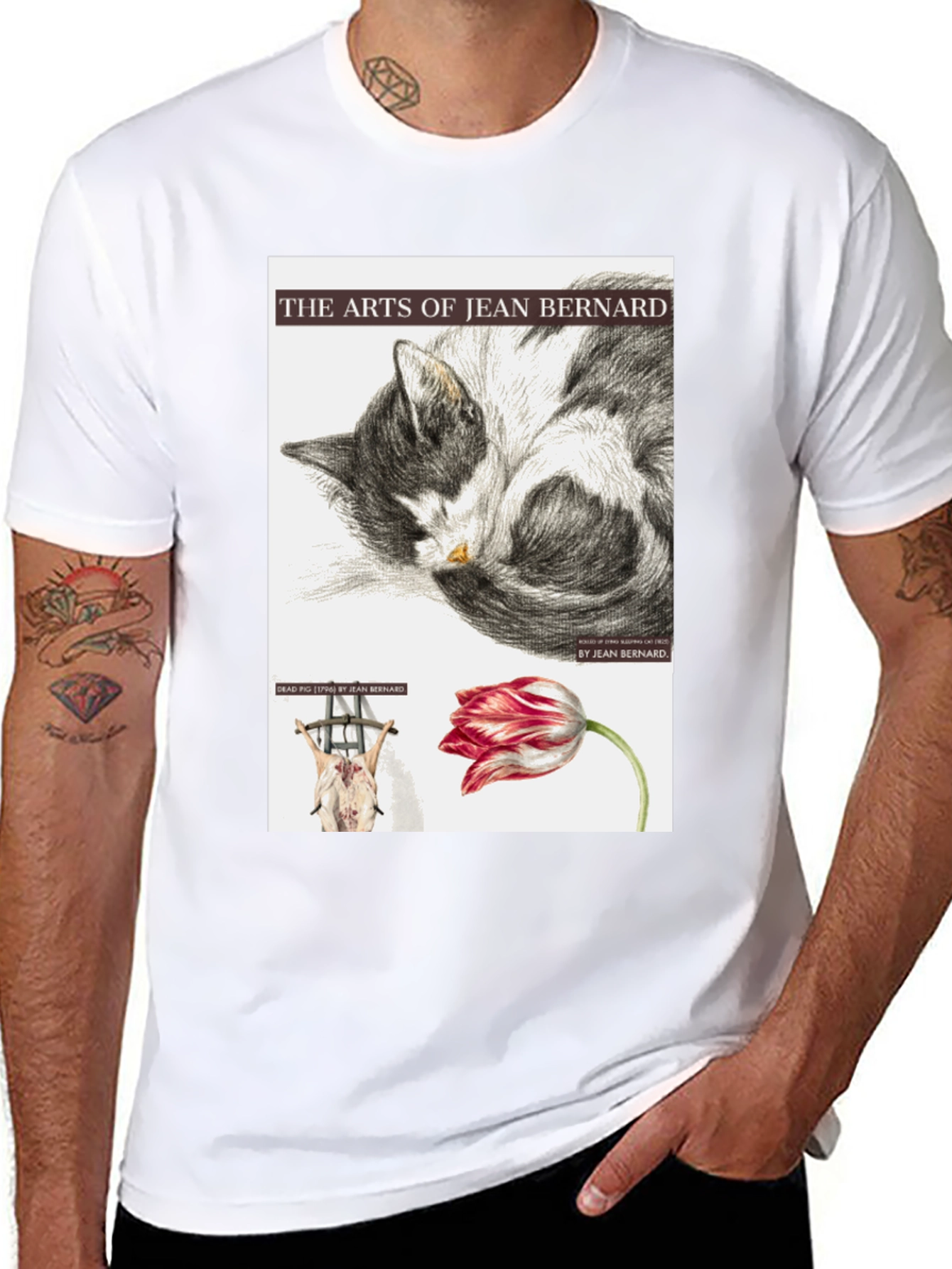 Black The Arts of Jean Bernard Graphic Tee view 8