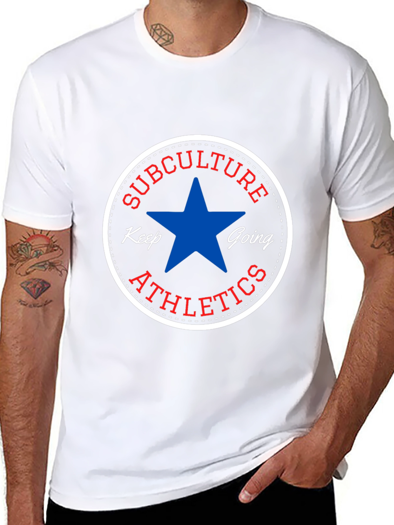 Black Subculture Athletics T-Shirt - Keep Going view 8