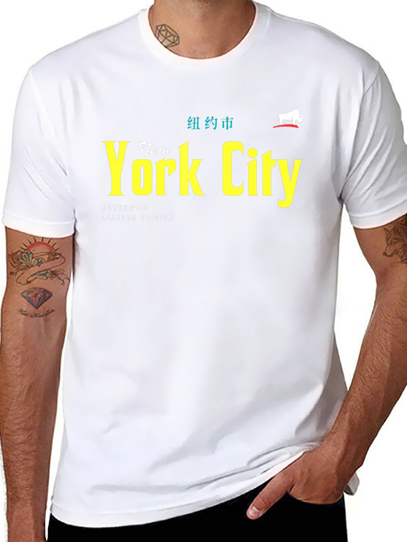 Black New York City Graphic Tee view 8