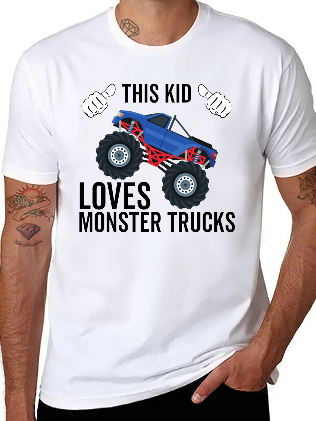 Monster Truck Kid's T-Shirt - 8